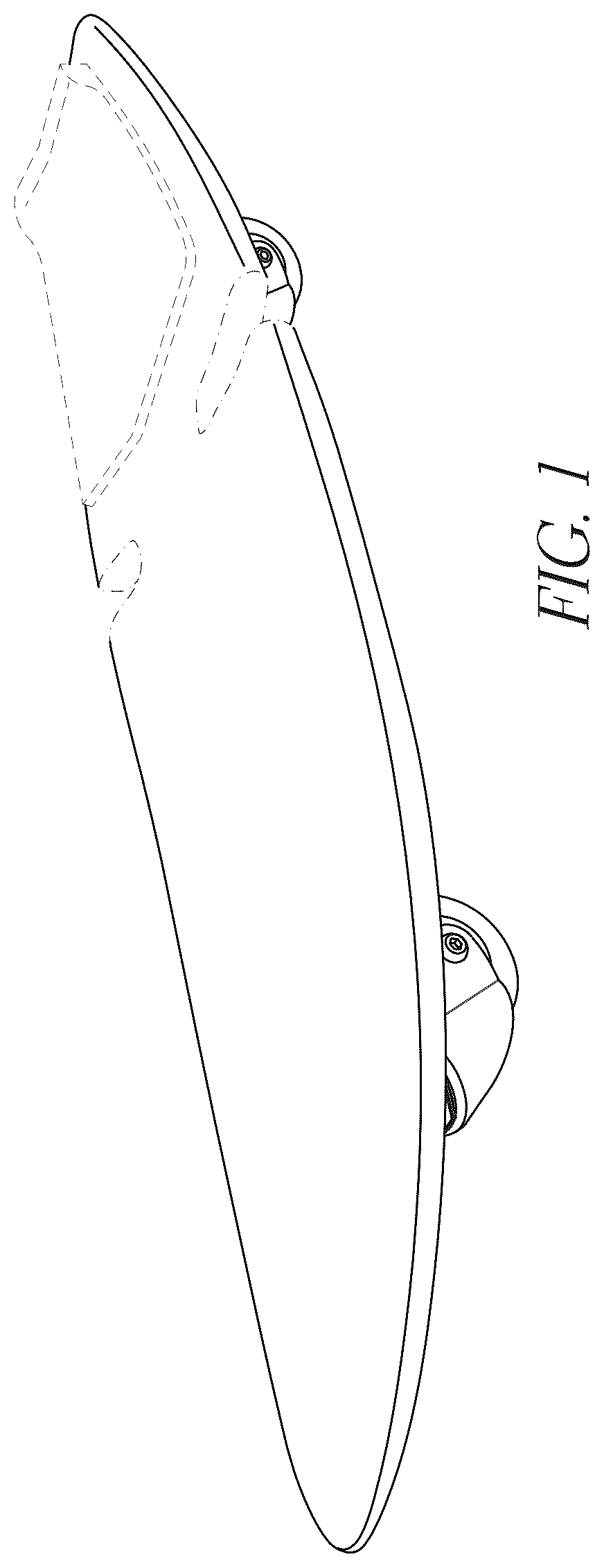 Patent USD1077110 Figure 1 – Skateboard