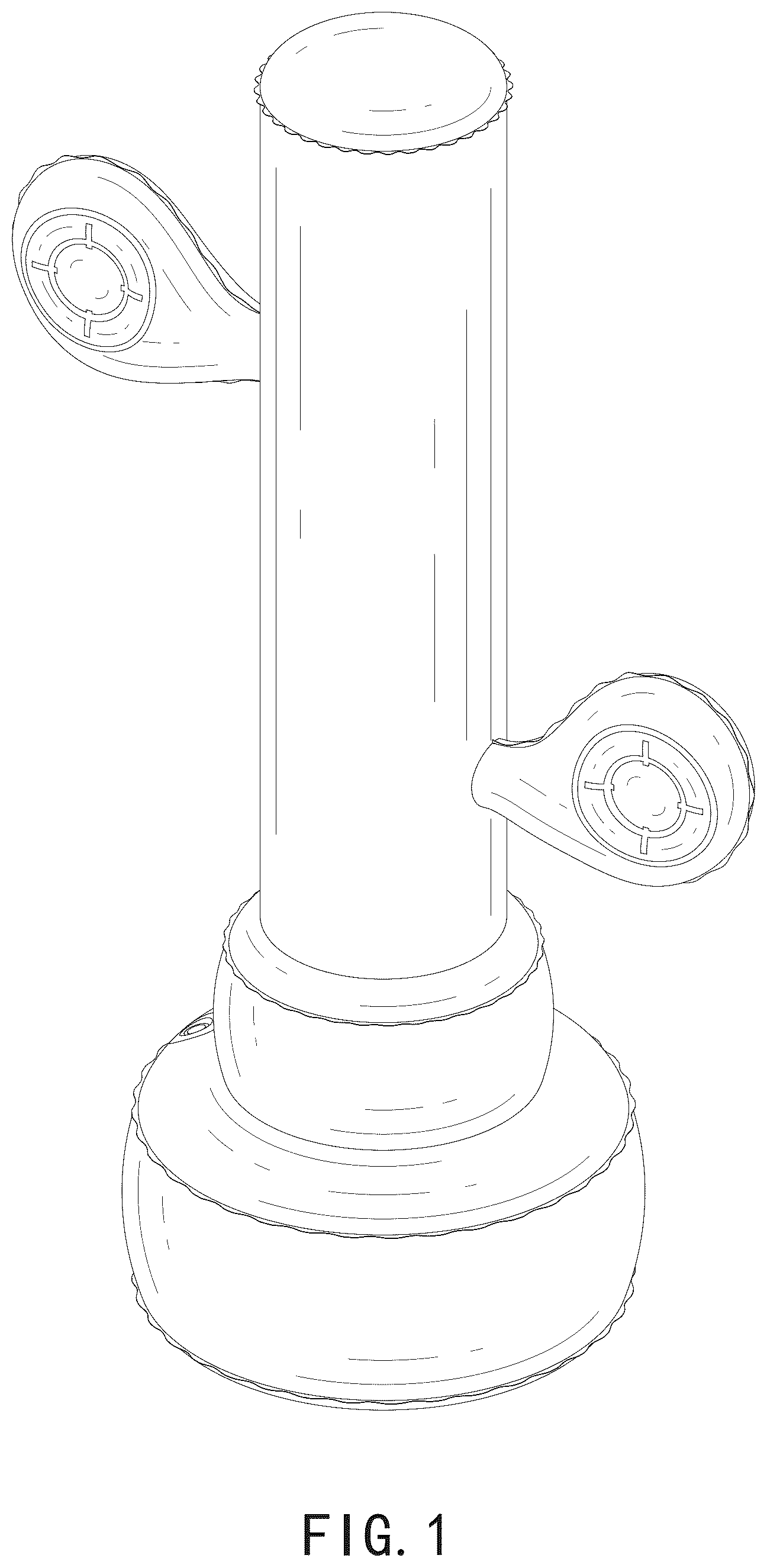 Patent USD1077111 Figure 1 – Boxing bag