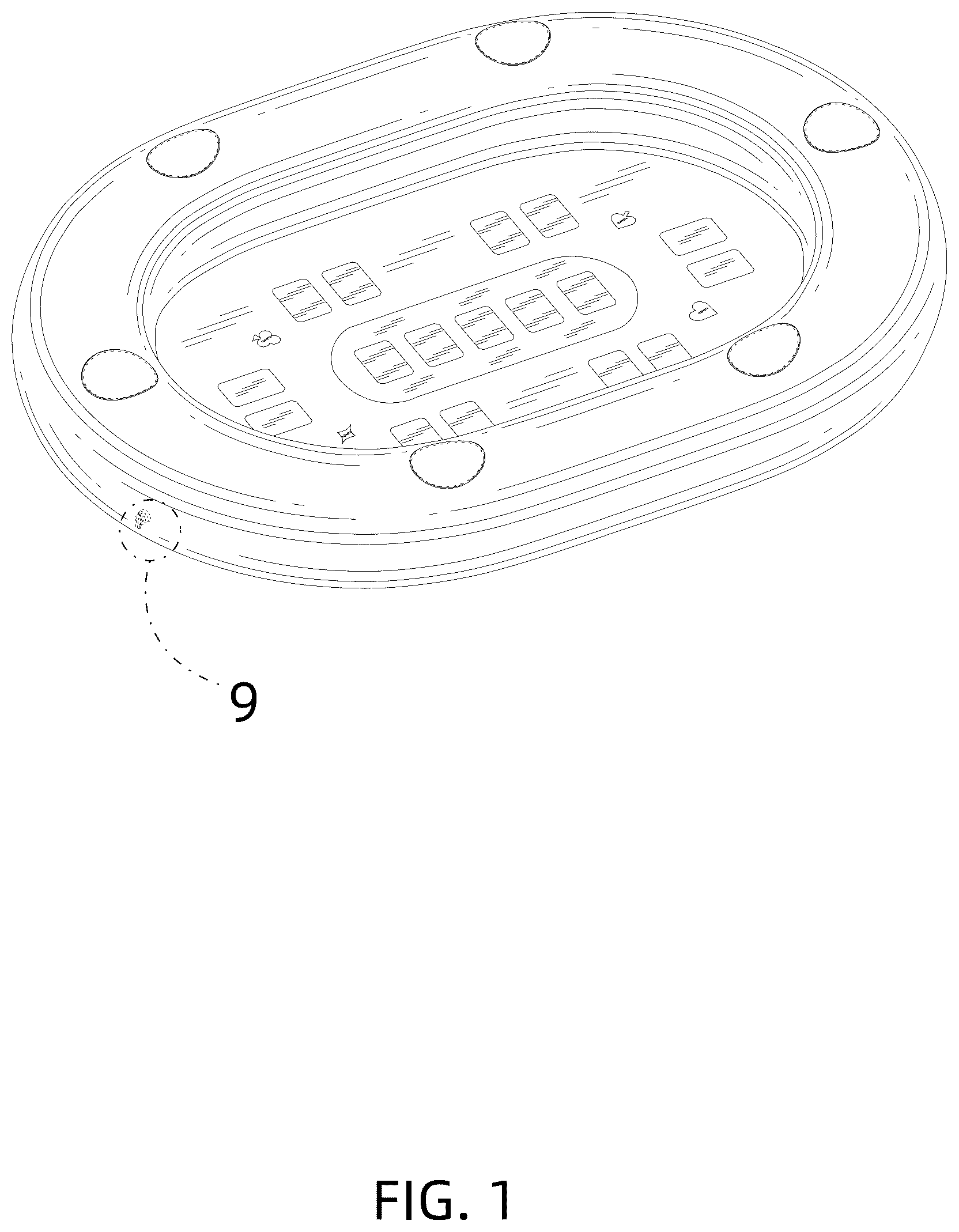 Patent USD1077114 Figure 1 – Pool float