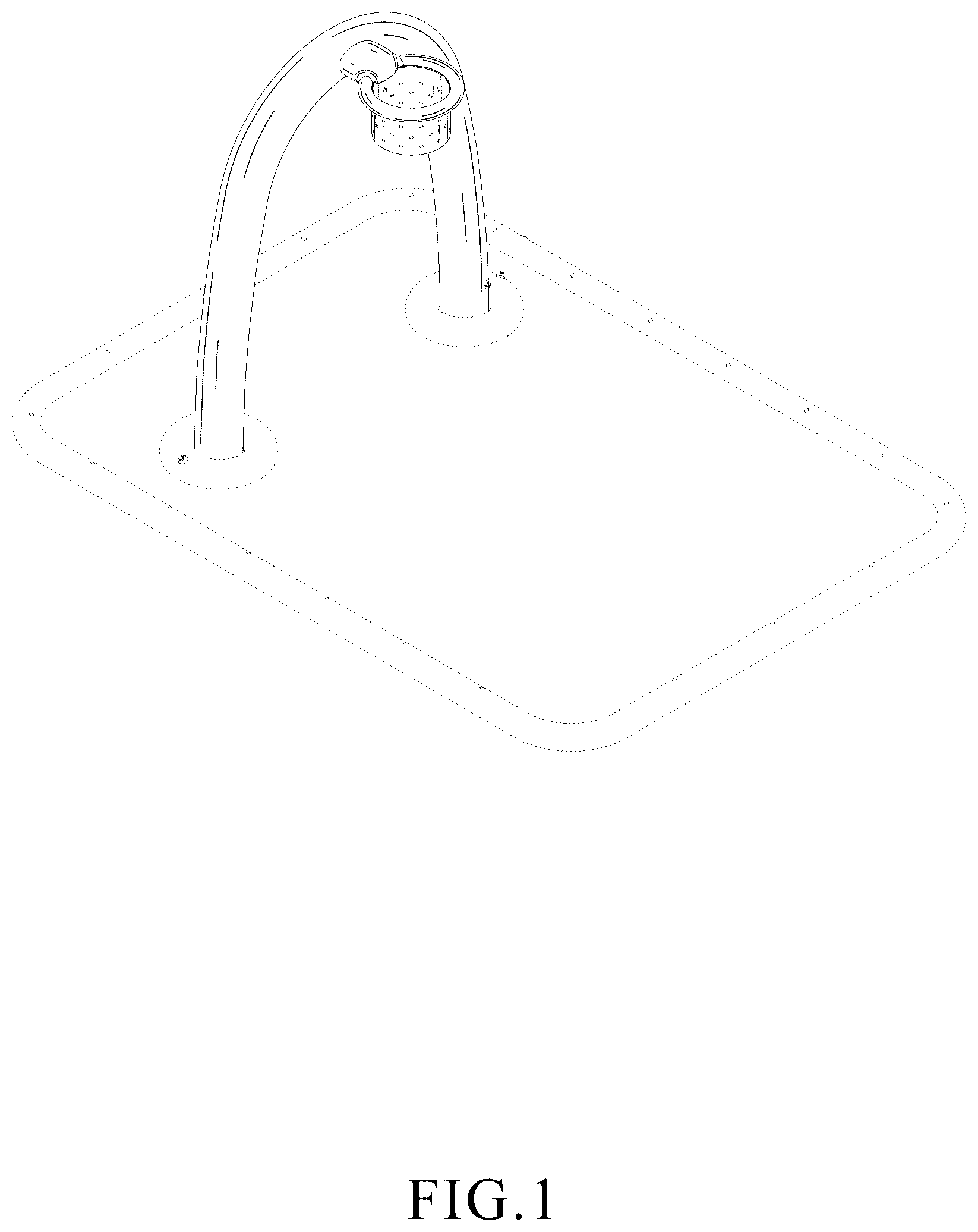 Patent USD1077115 — Splash pad — Figure 1