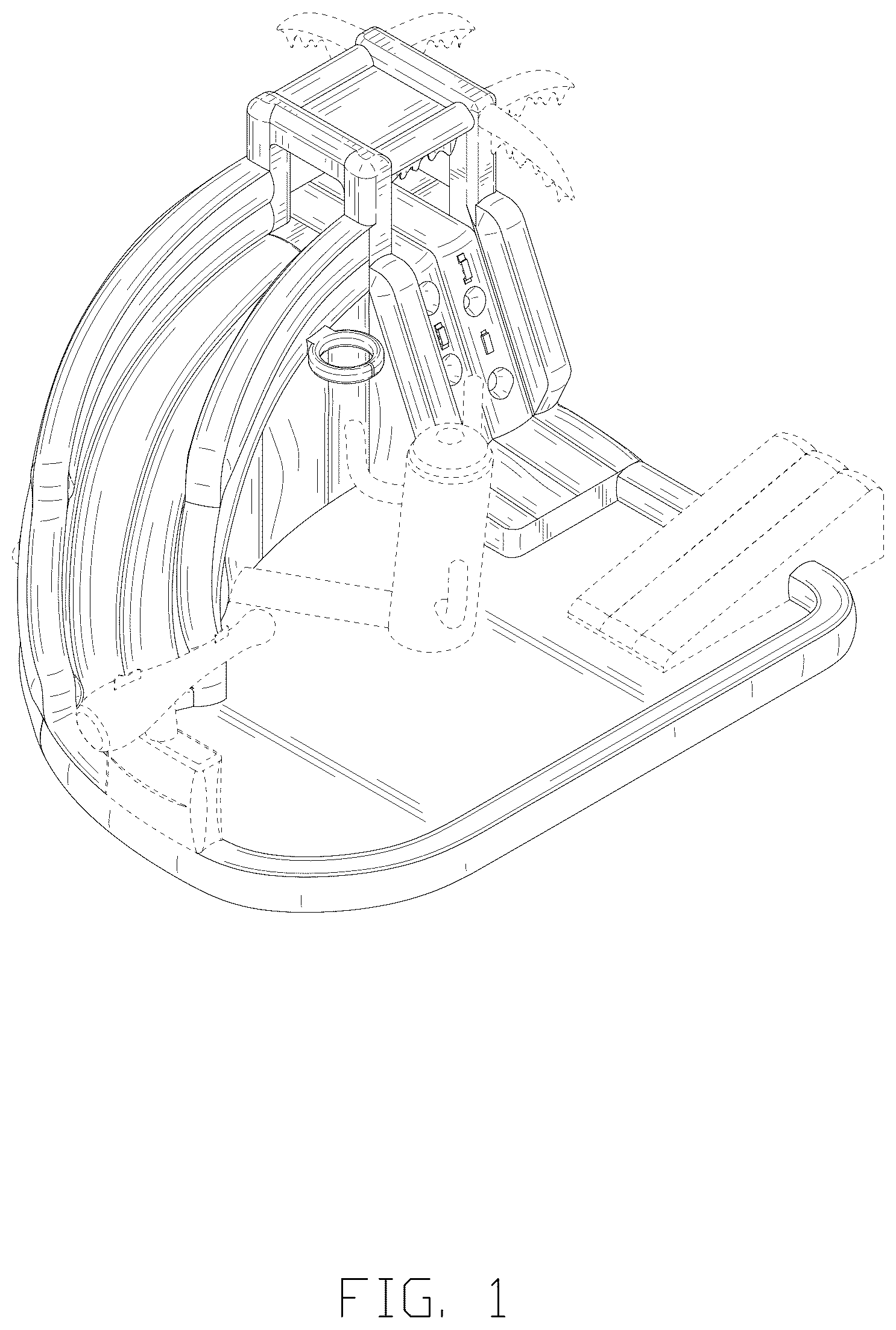 Patent USD1077116 Figure 1 – Bouncy castle