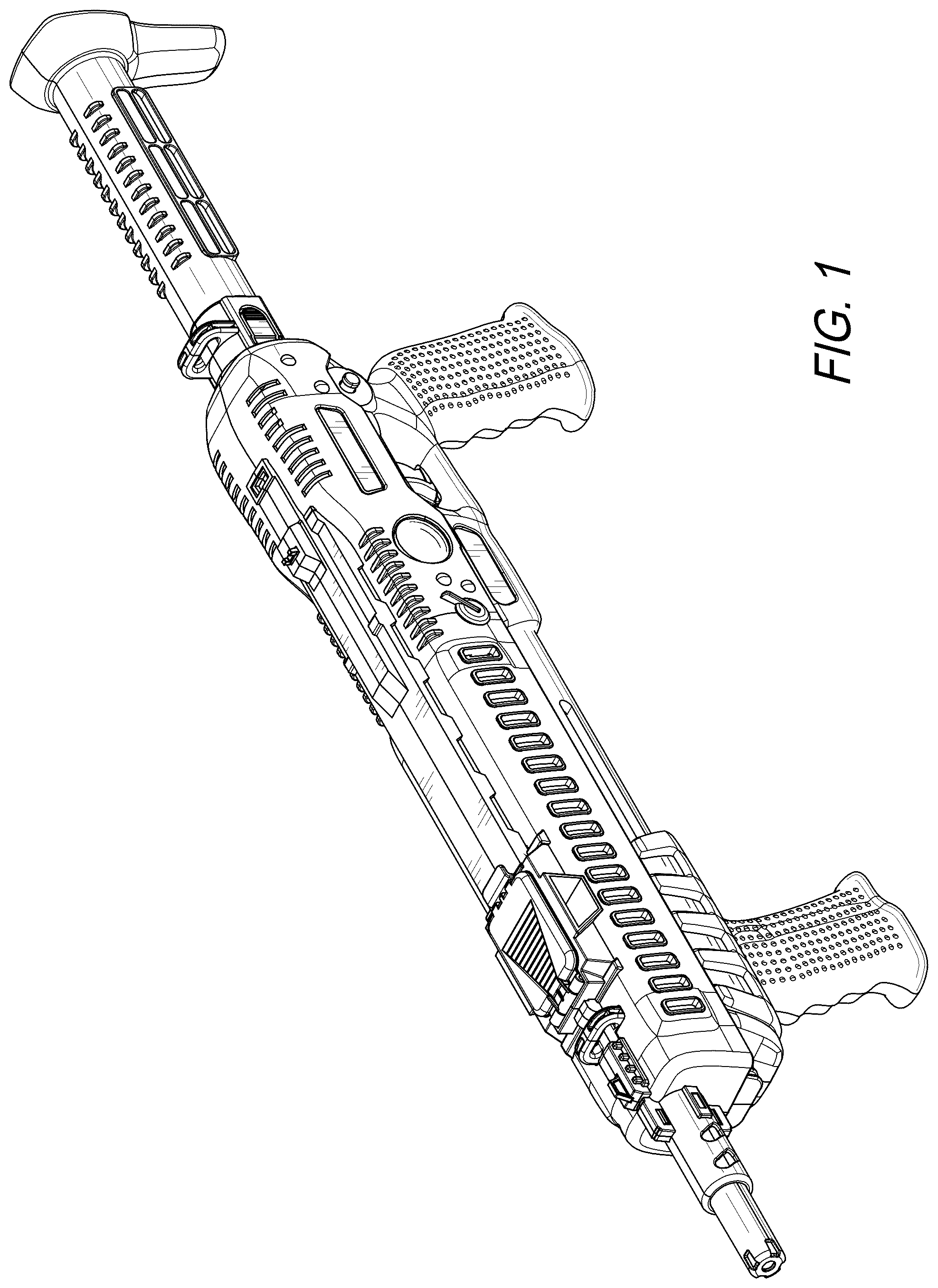 Patent USD1077119 Figure 1 – Bug killing gun