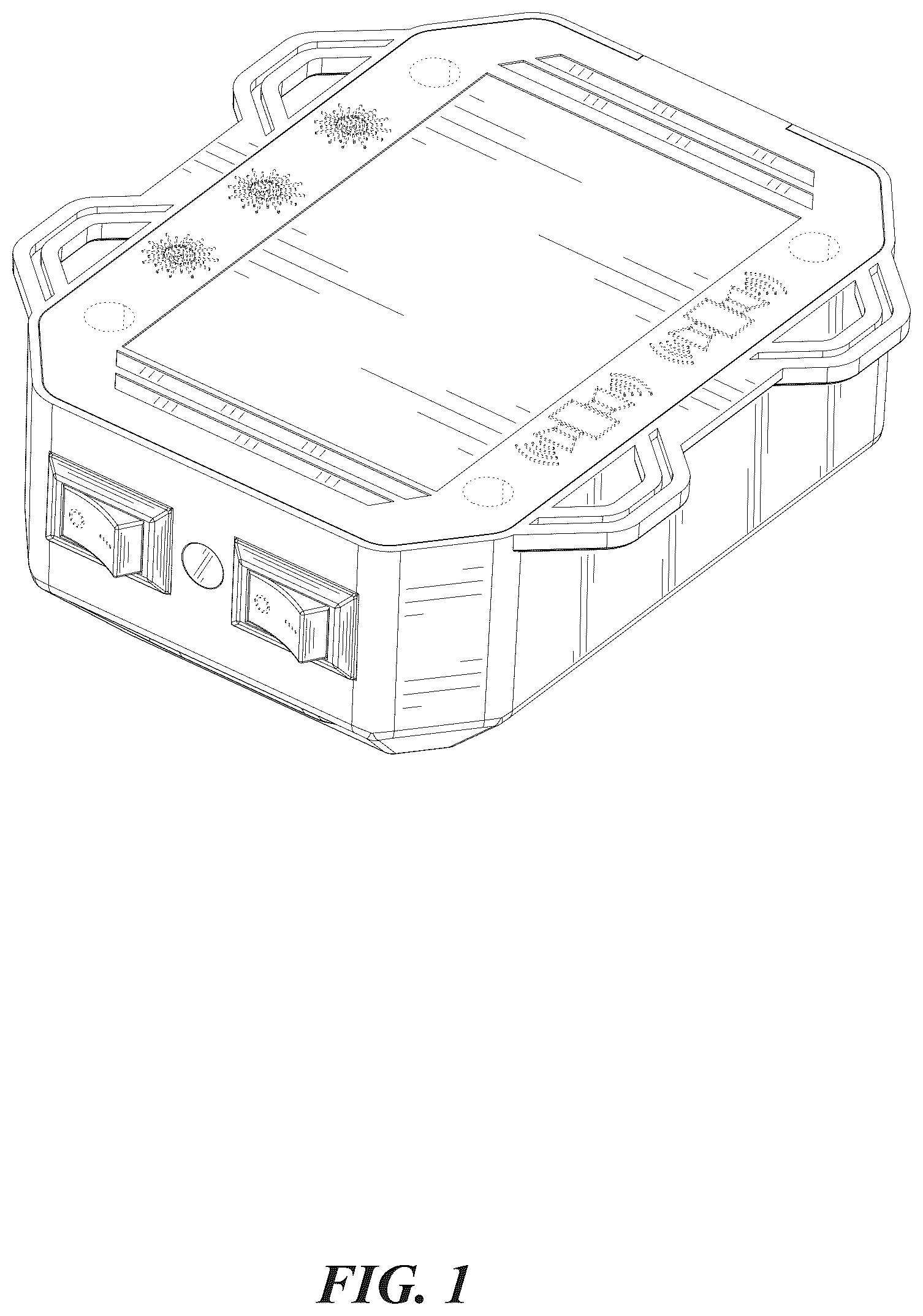 Patent USD1077128 Figure 1 – Mouse repeller