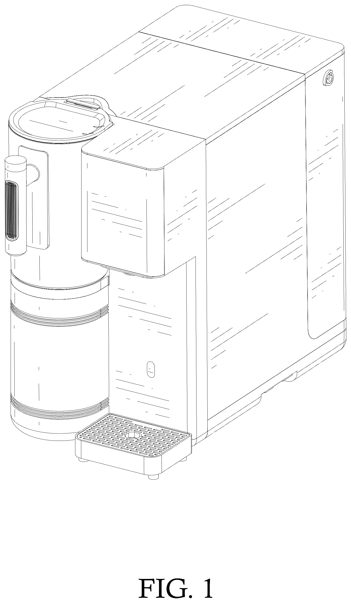 Patent USD1077134 Figure 1 – Water purifier