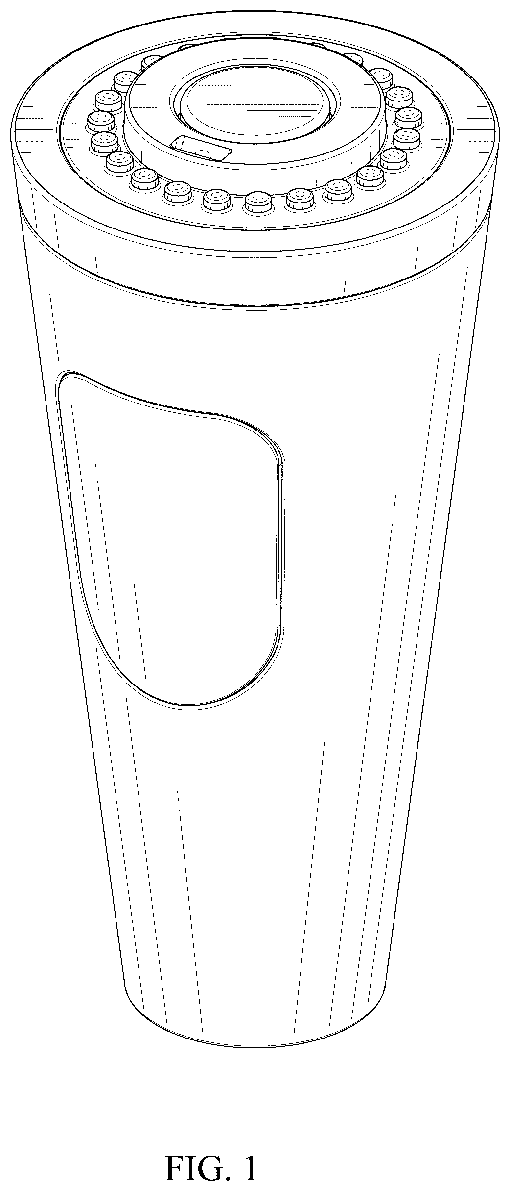 Patent USD1077140 — Pull-out spray head — Figure 1