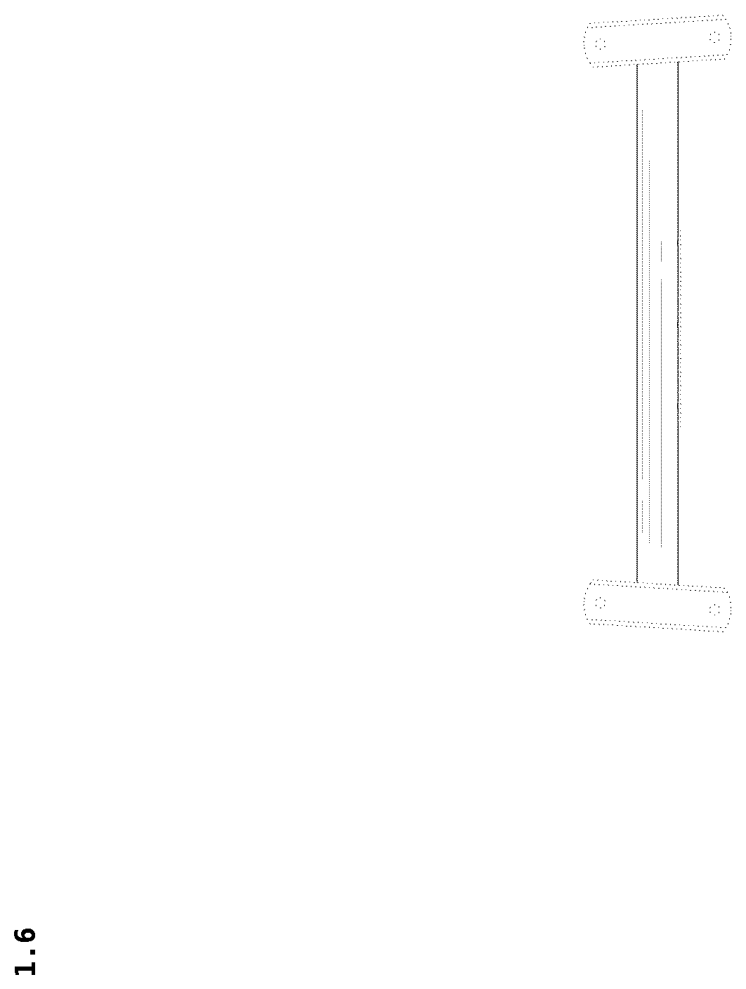 Patent USD1077156 Figure 6 – Frame for commode chair