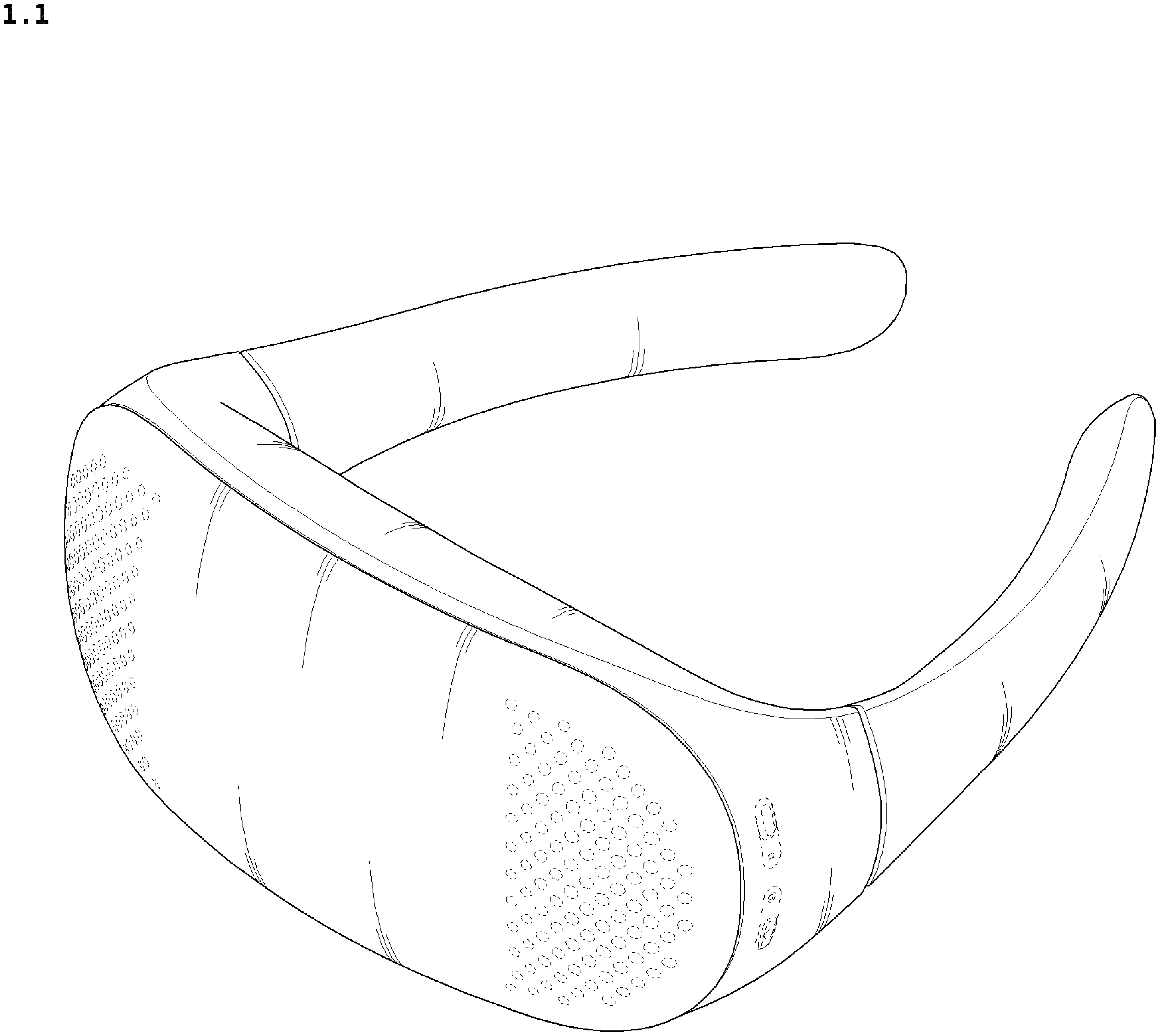 Patent USD1077157 — Wearable air conditioner — Figure 1