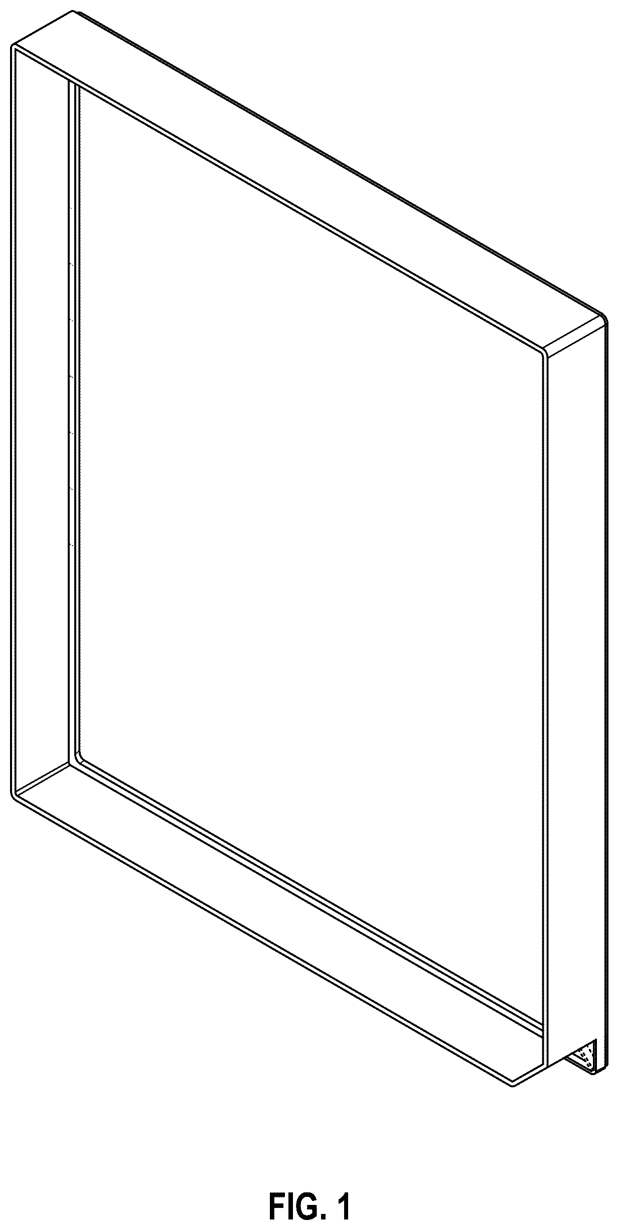 Patent USD1077170 Figure 1 – Filter frame