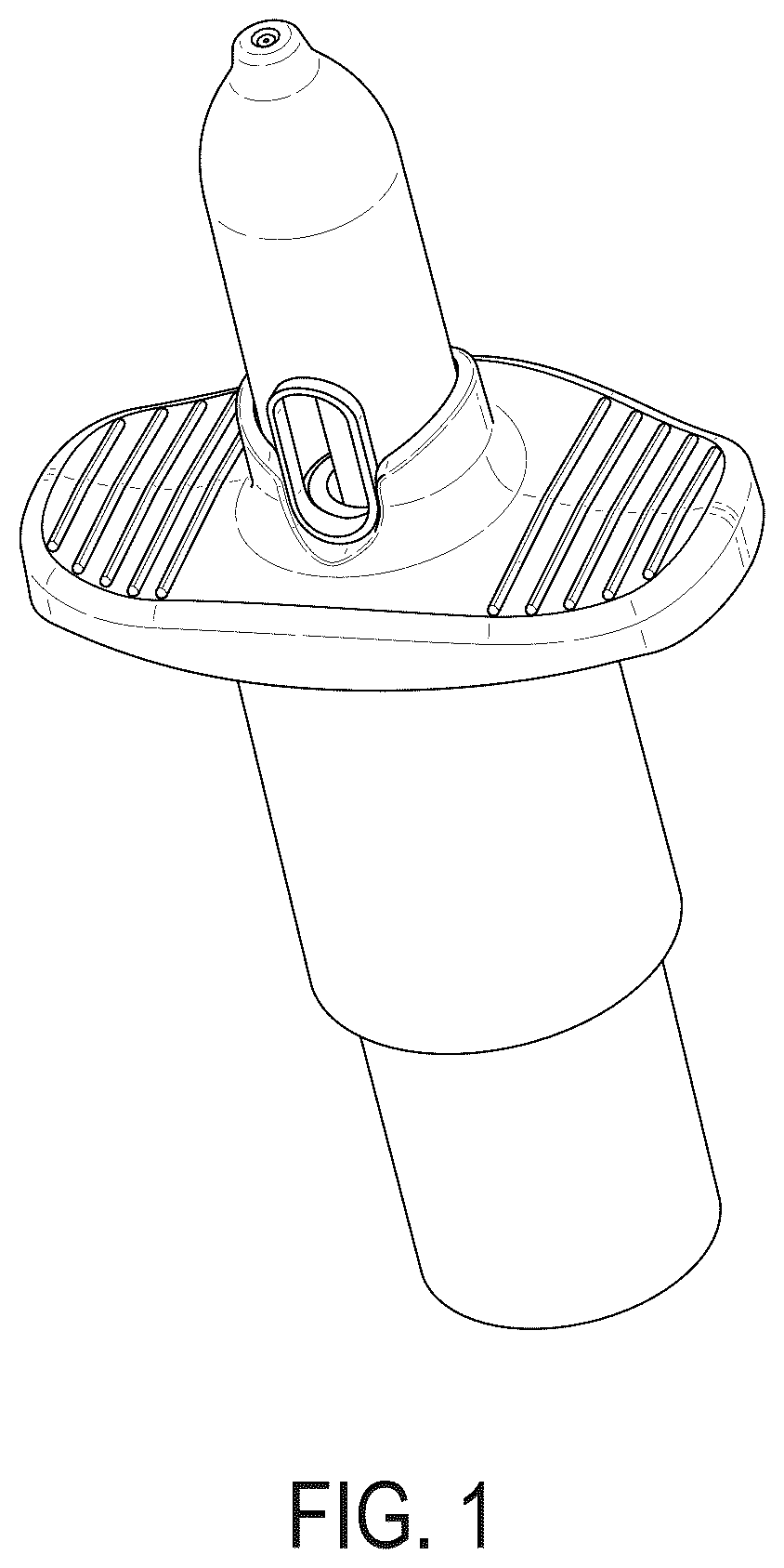 Patent USD1077205 Figure 1 – Nasal spray device