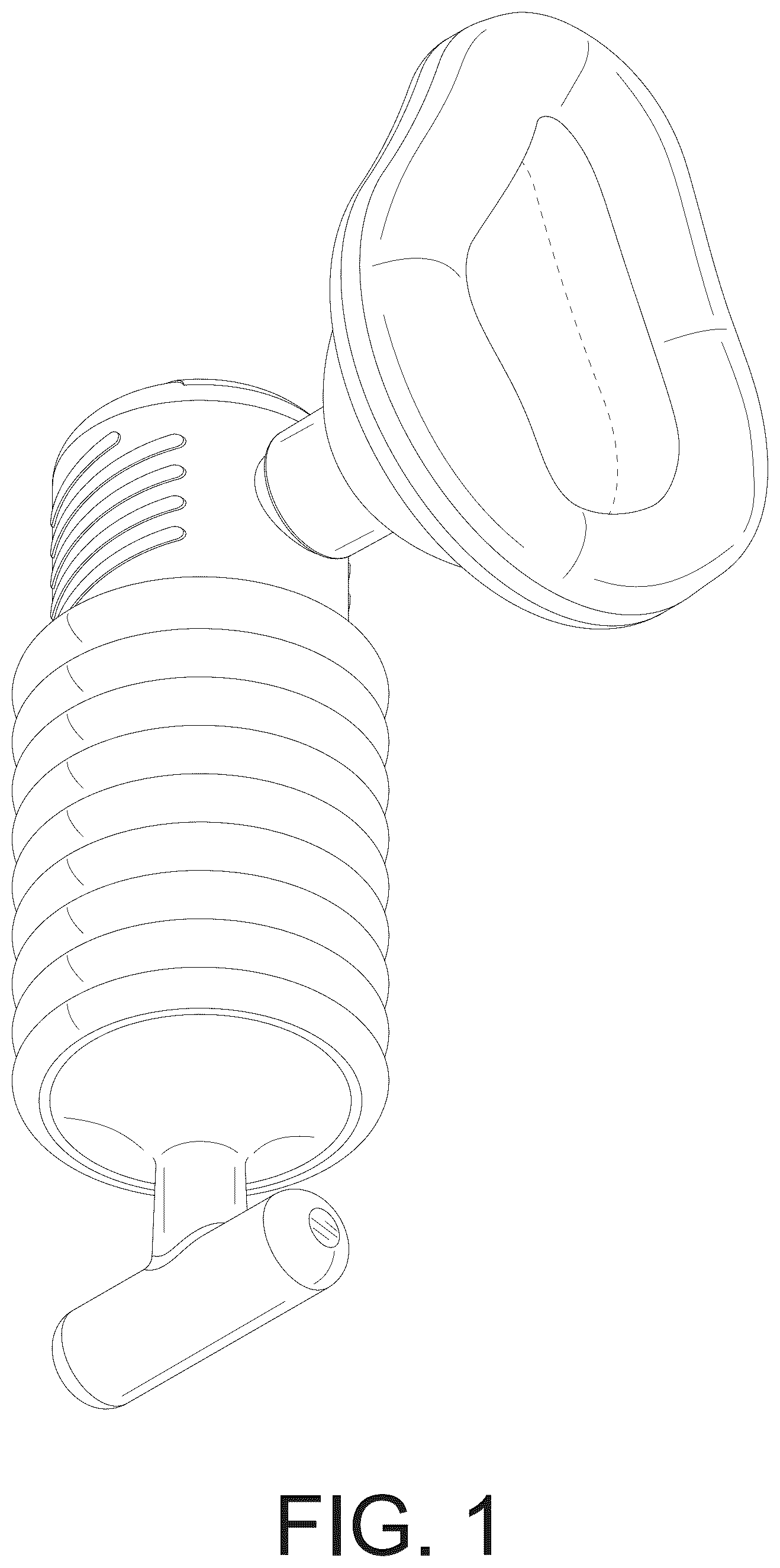 Patent USD1077206 — Choking rescue device — Figure 1