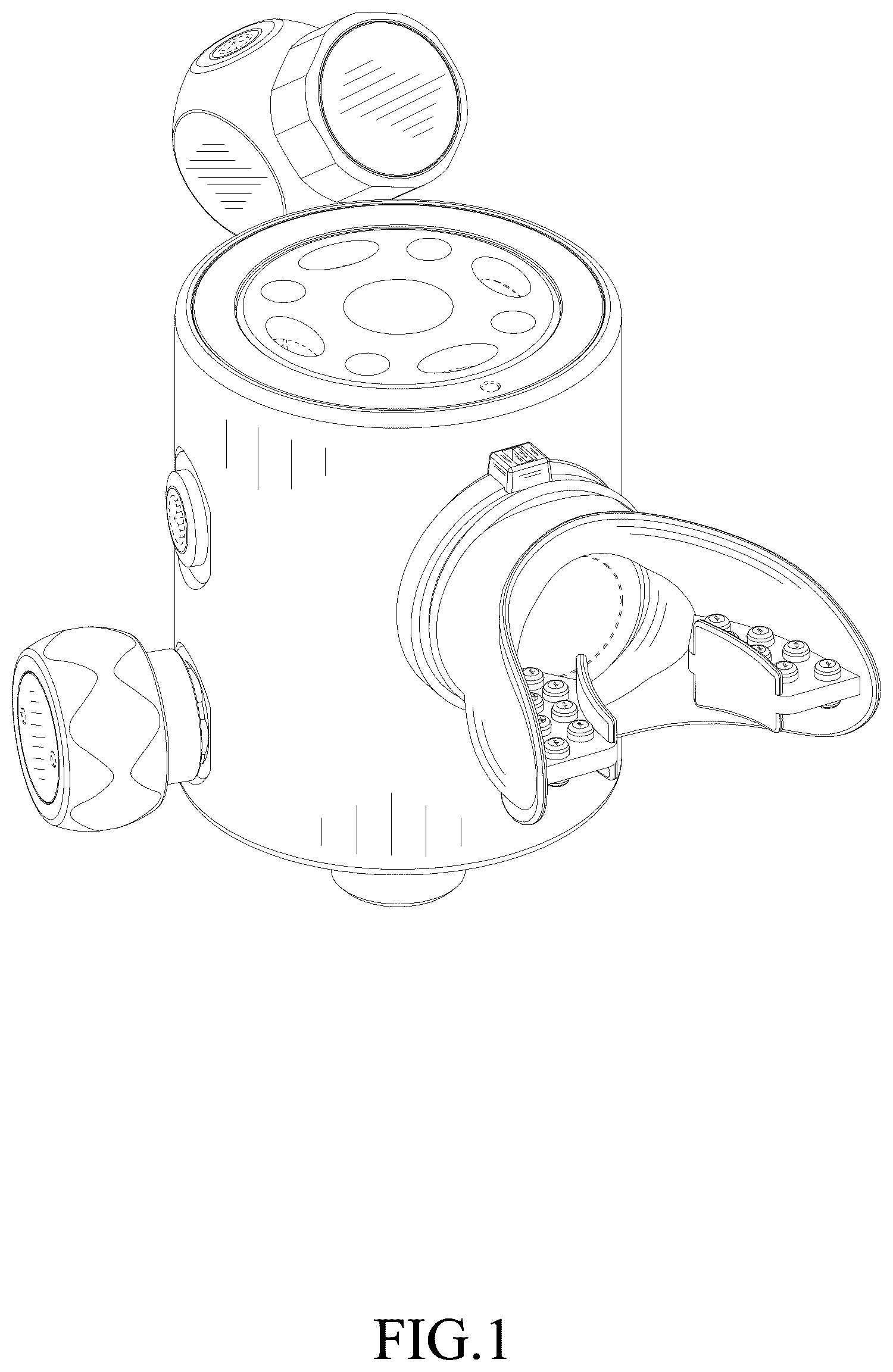 Patent USD1077208 — Accessory for diving equipment — Figure 1