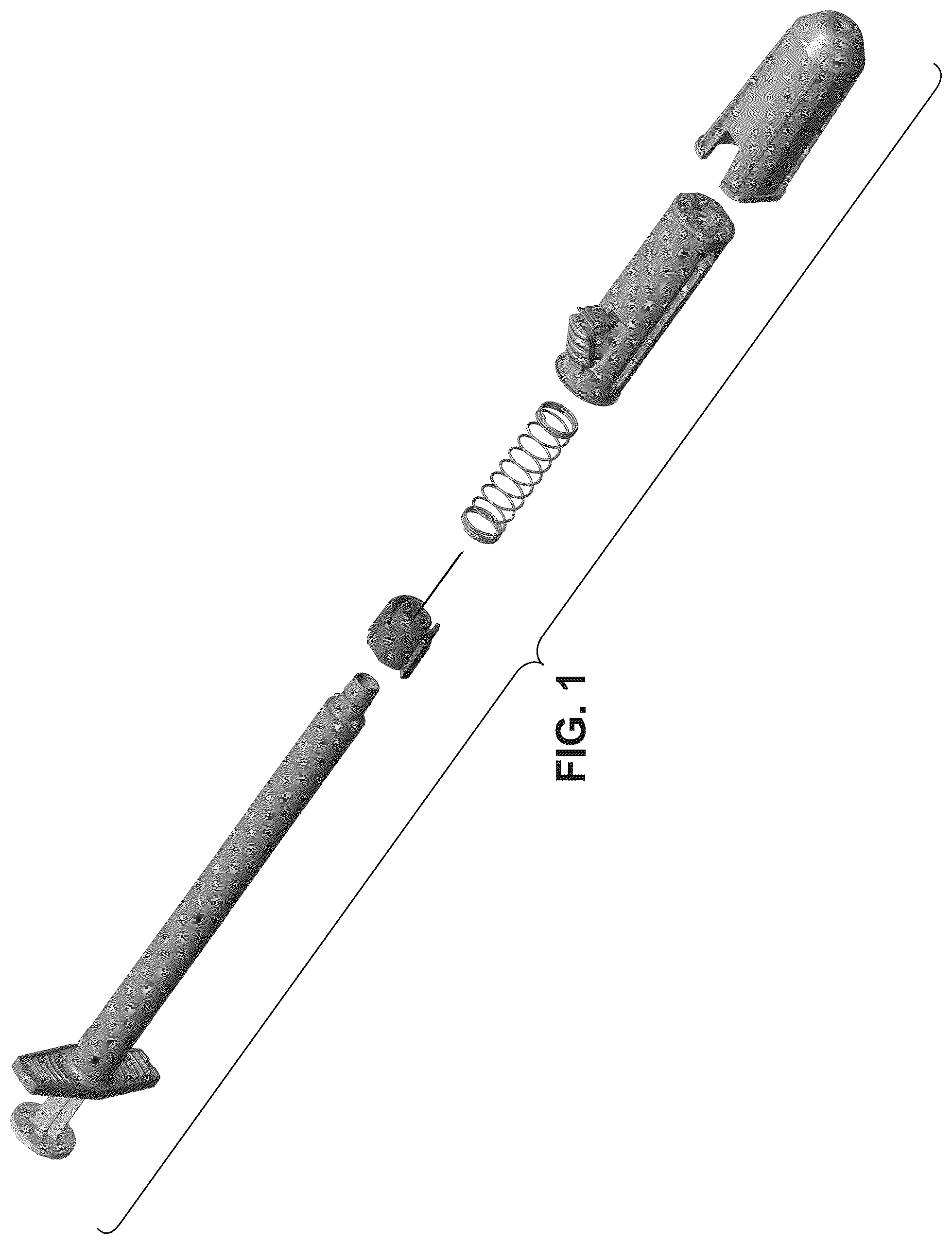 Patent USD1077211 — Safety mechanism for hypodermic needle — Figure 1