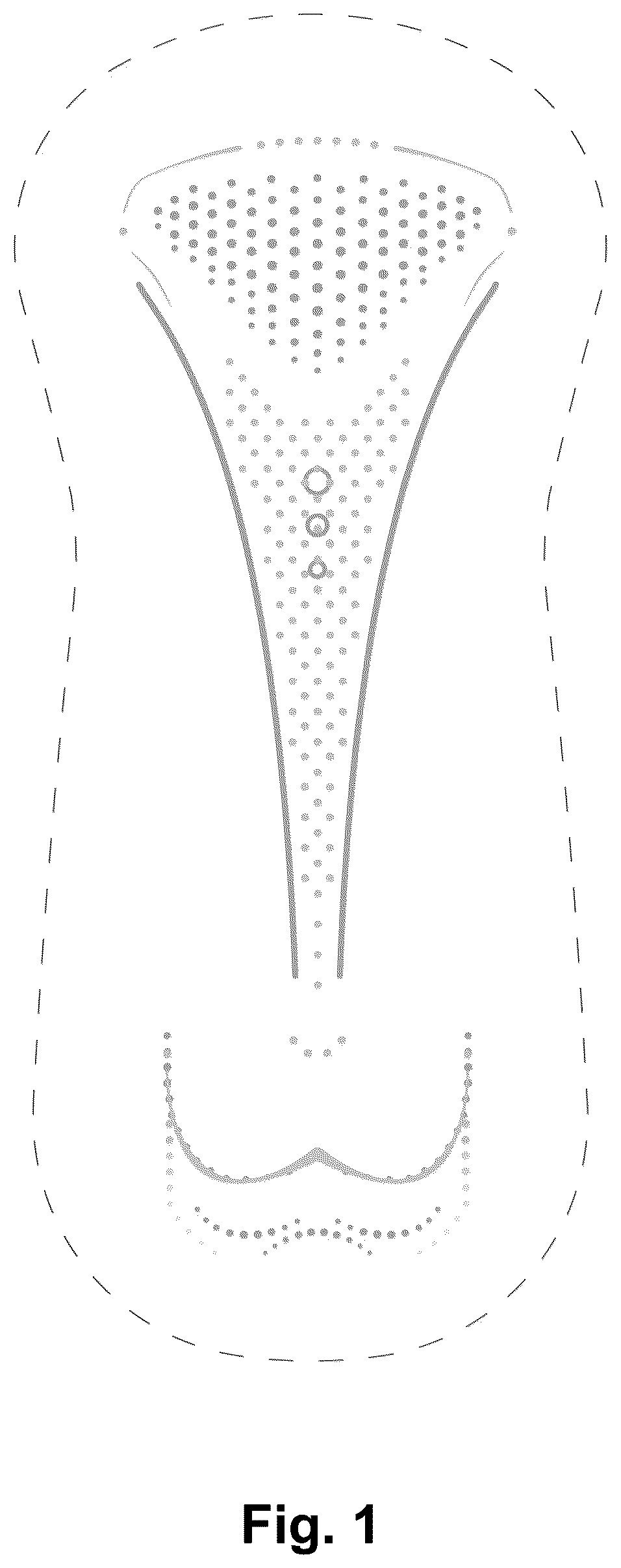 Patent USD1077213 — Pattern for sanitary article top — Figure 1