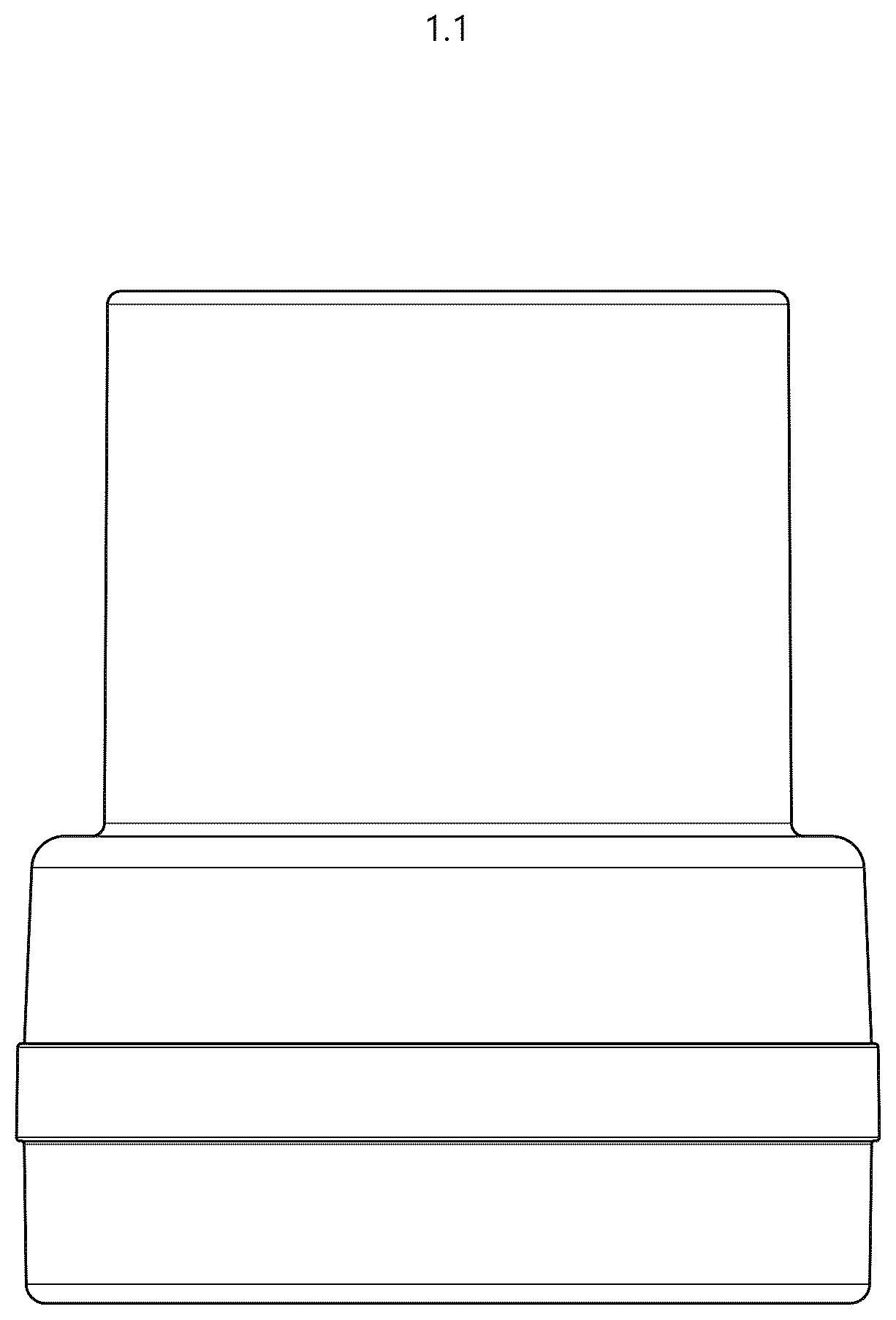 Patent USD1077216 — Syringe connector — Figure 1