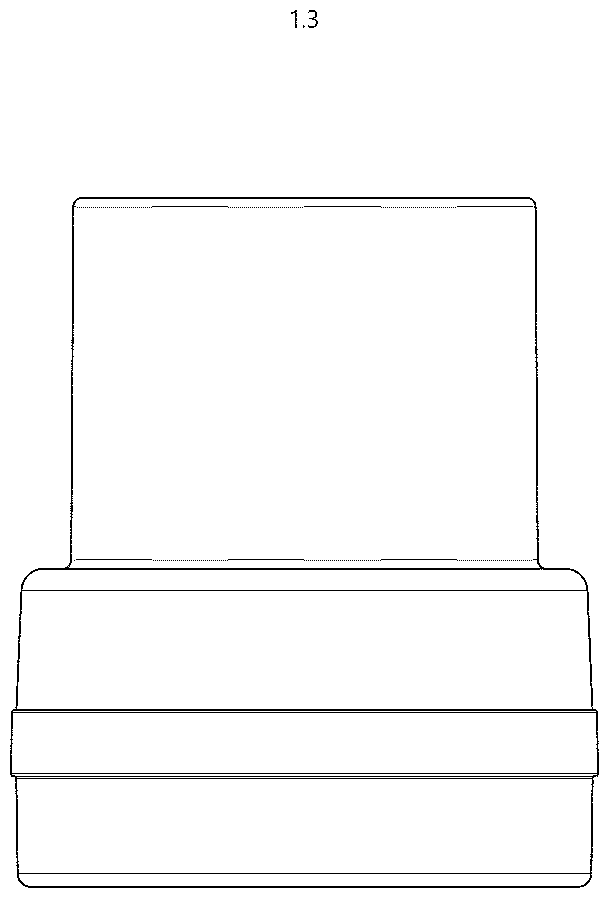 Patent USD1077216 Figure 3 – Syringe connector