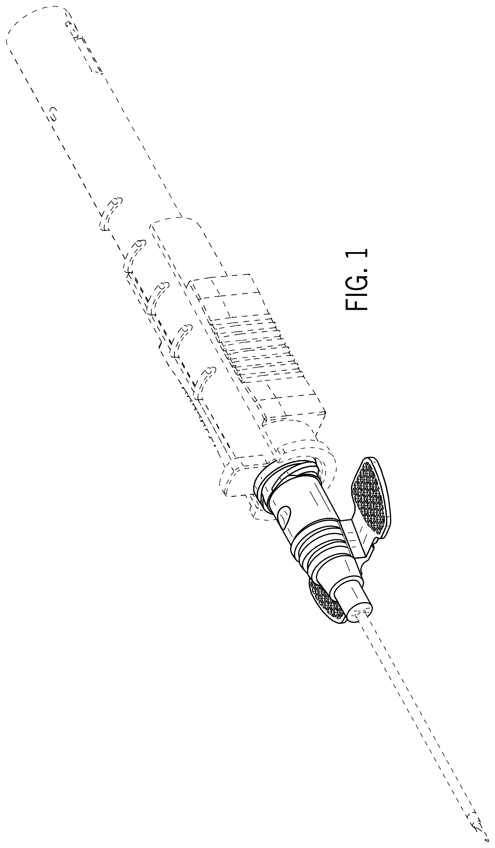 Patent USD1077217 — I.V. catheter — Figure 1