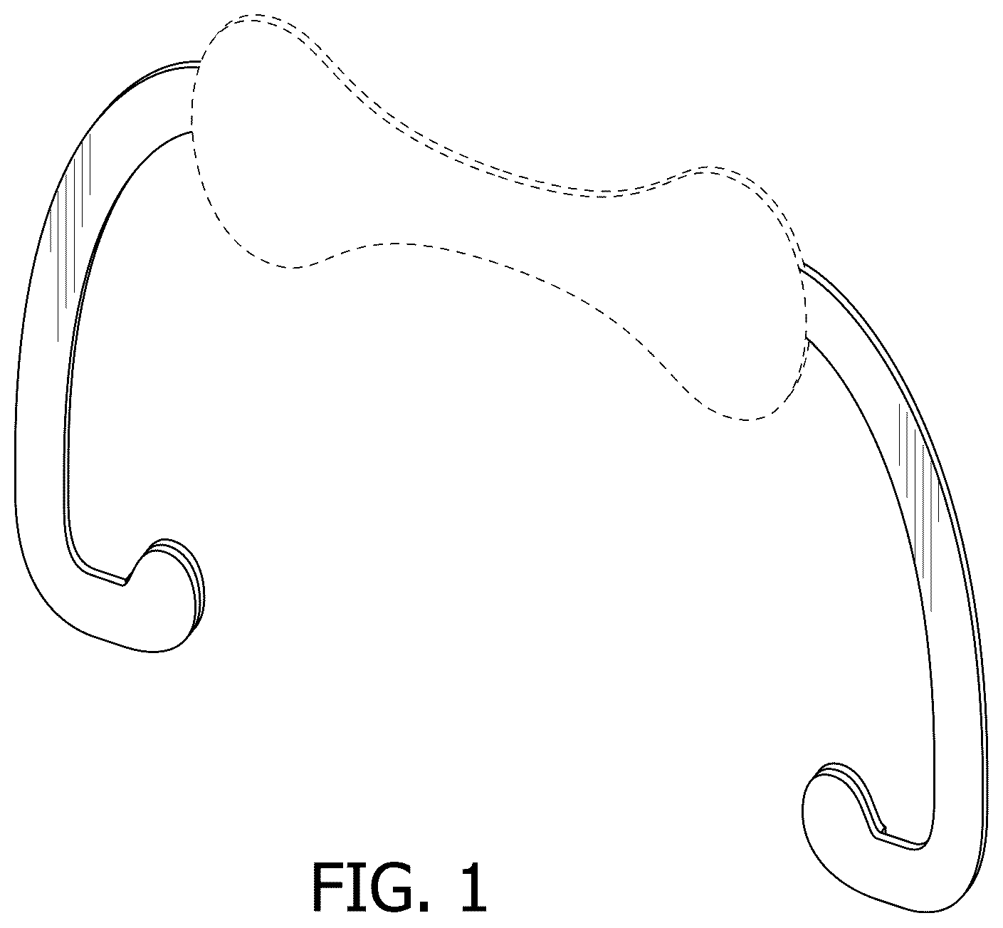 Patent USD1077219 — Nasal dilator with arms — Figure 1