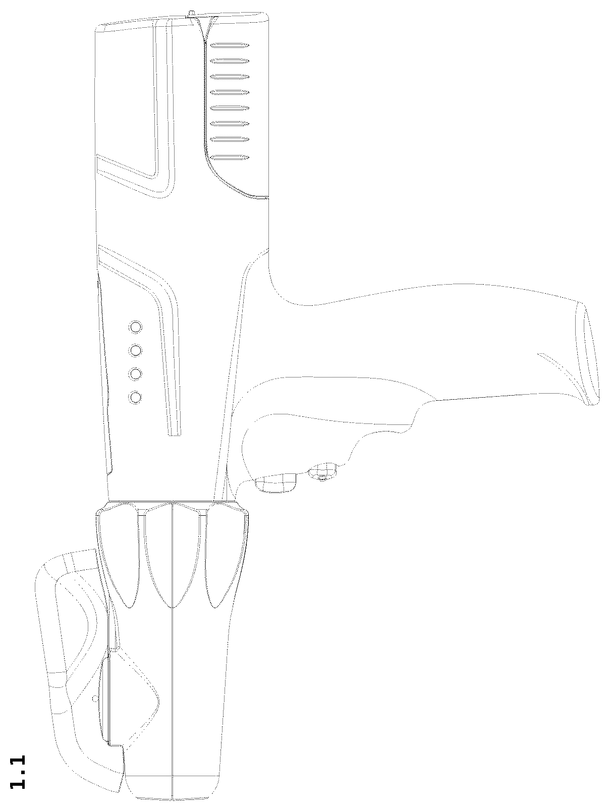 Patent USD1077222 — Surgical stapler — Figure 1