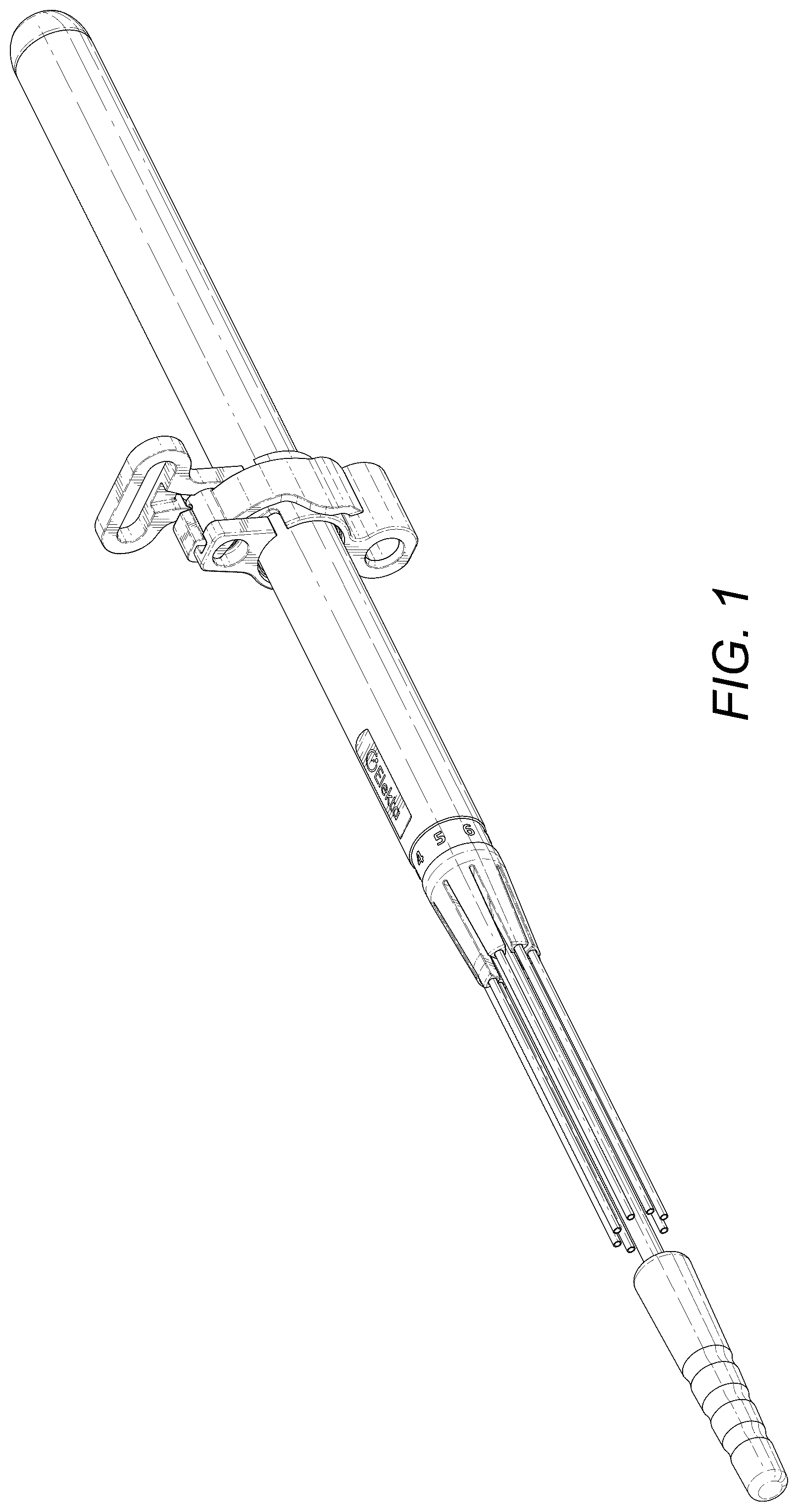 Patent USD1077229 — Brachytherapy applicator — Figure 1