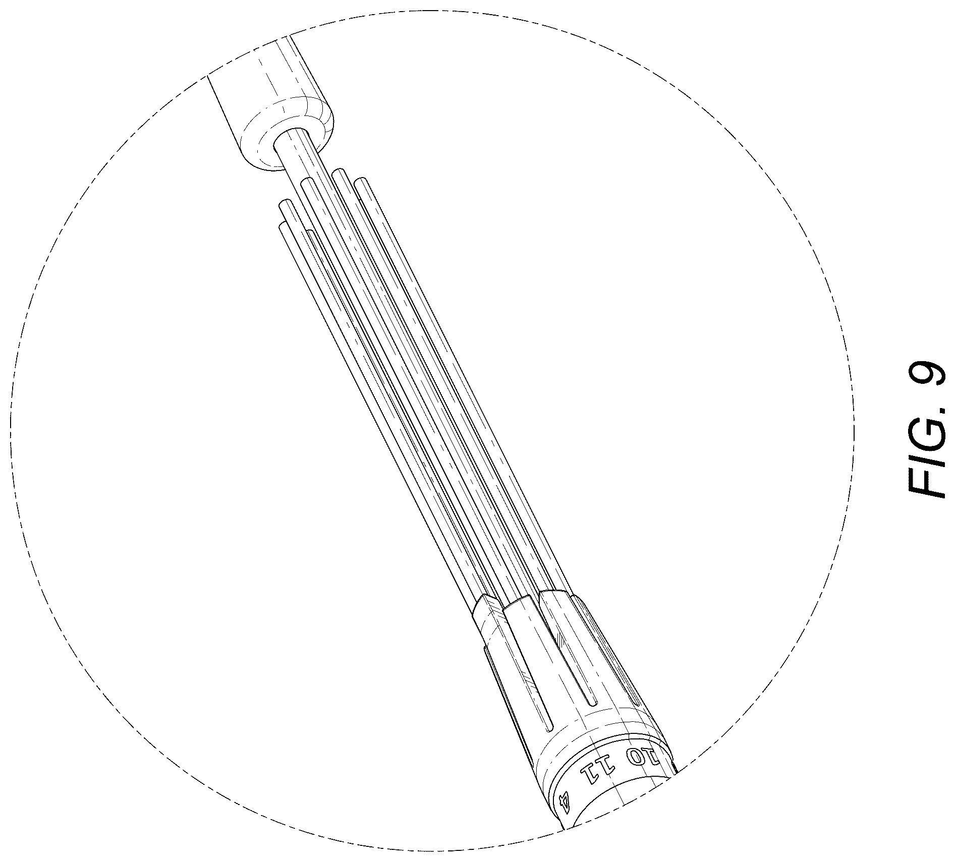 Patent USD1077229 Figure 9 – Brachytherapy applicator