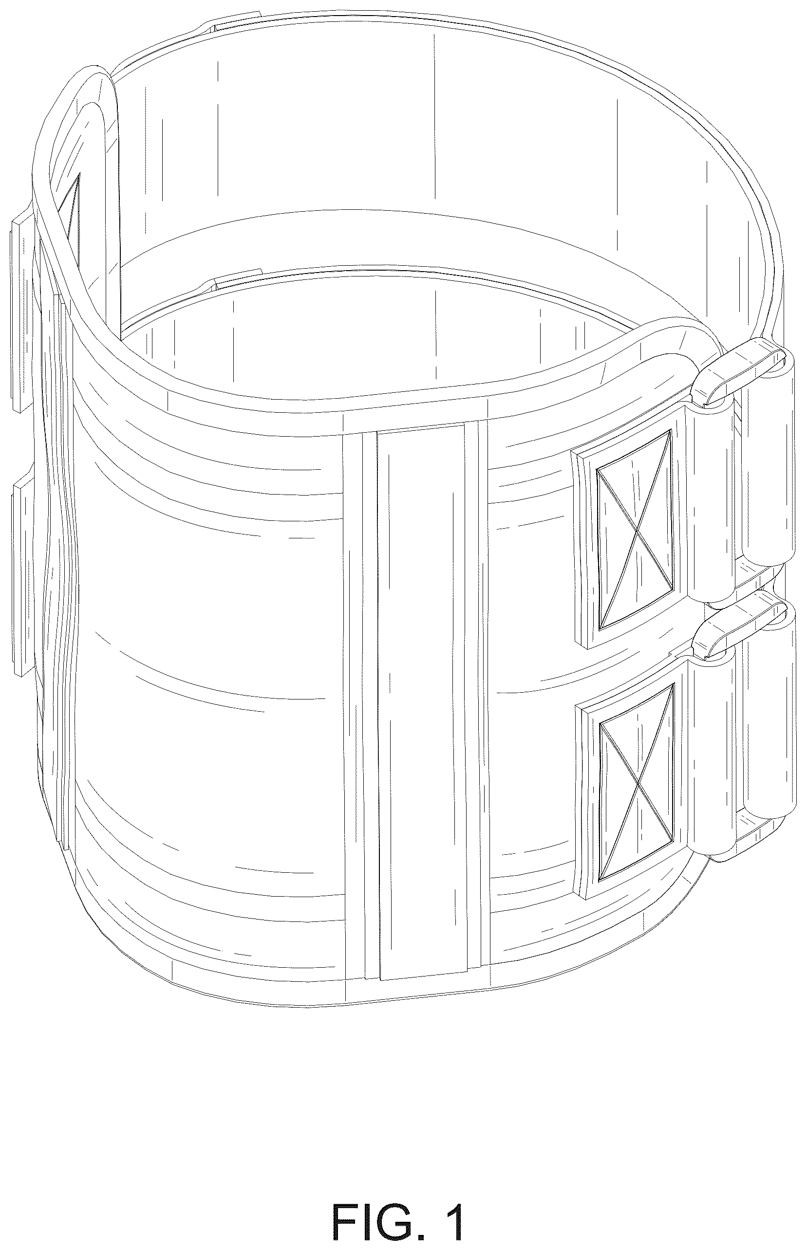 Patent USD1077241 — Sciatica brace — Figure 1