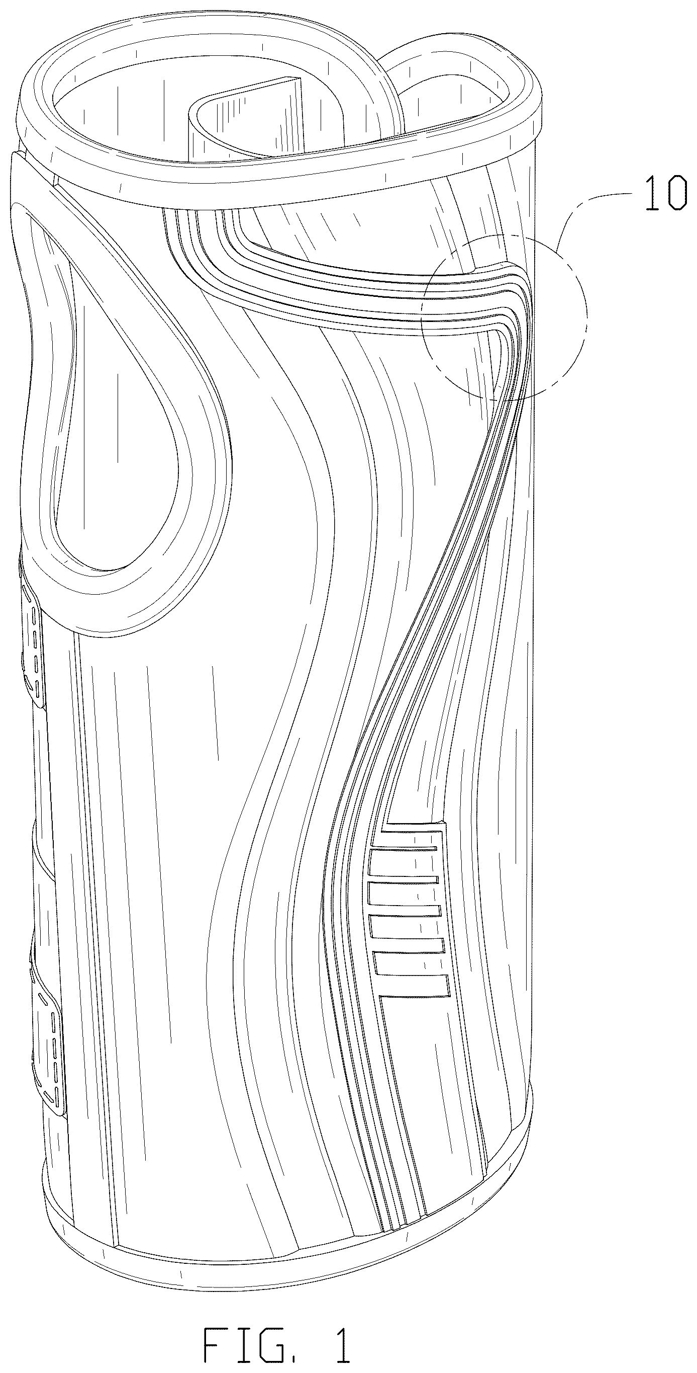 Patent USD1077242 — Wristband — Figure 1