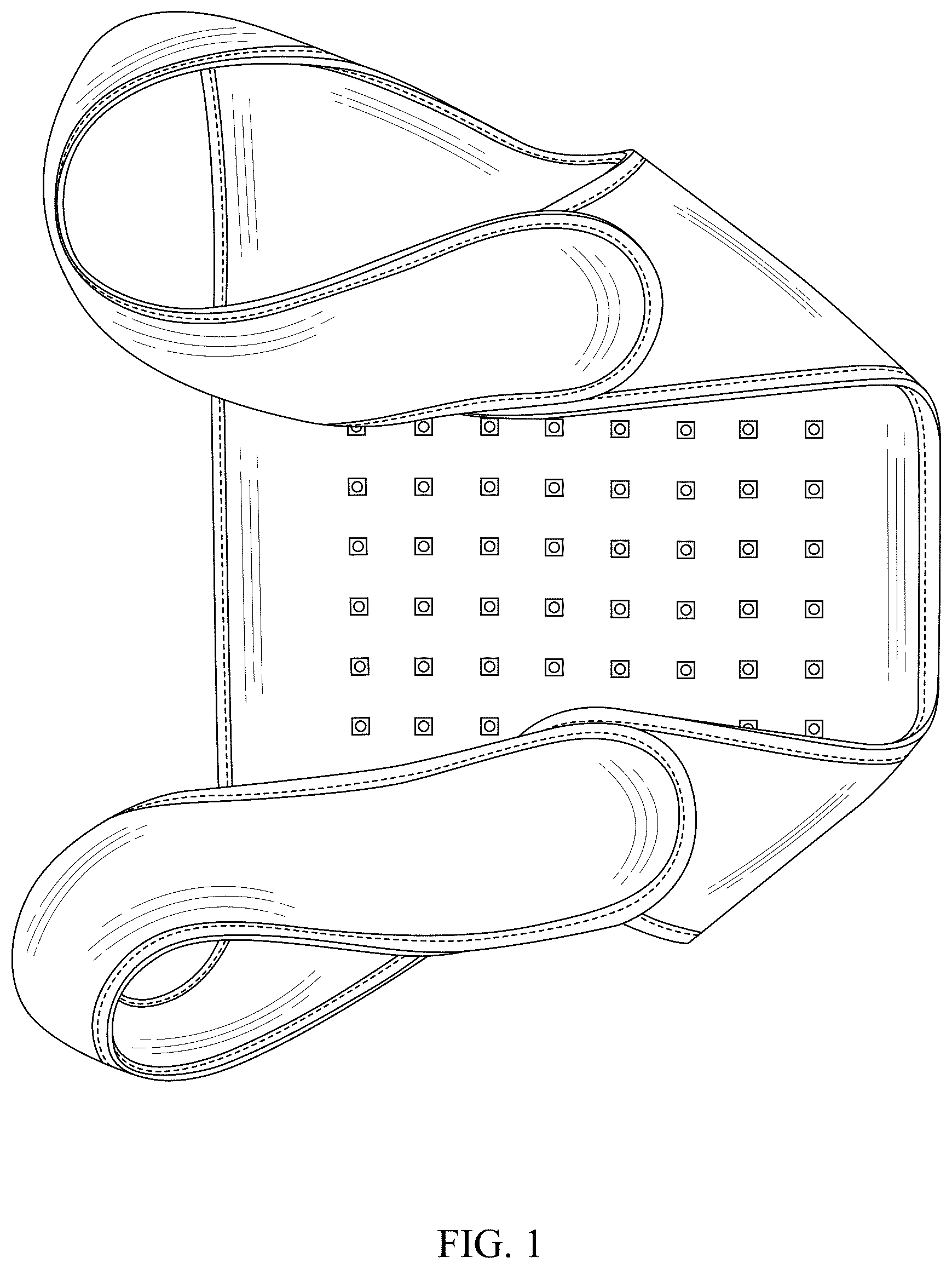 Patent USD1077257 — Shoulder phototherapy wrap — Figure 1