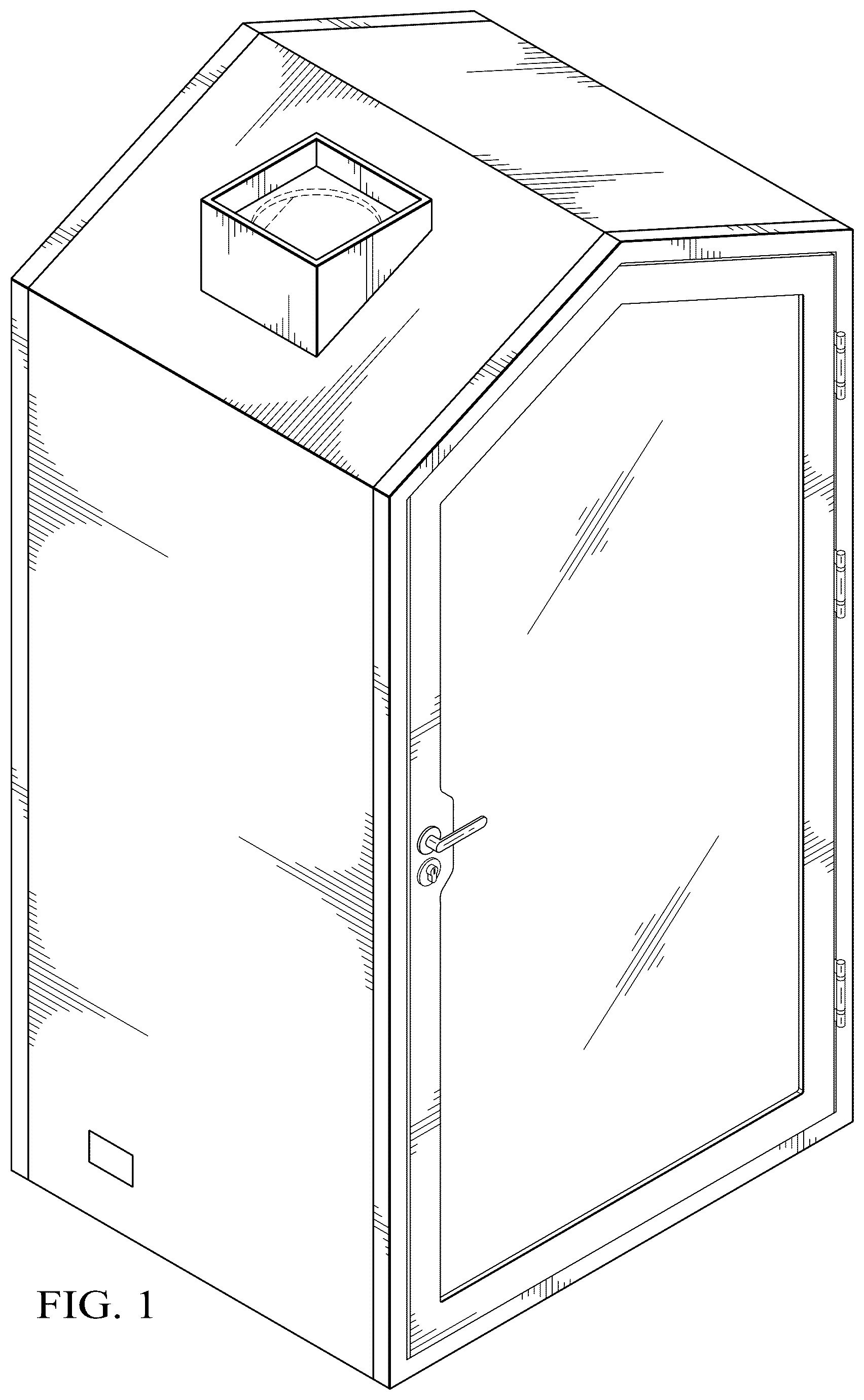 Patent USD1077273 — Movable silence booth — Figure 1