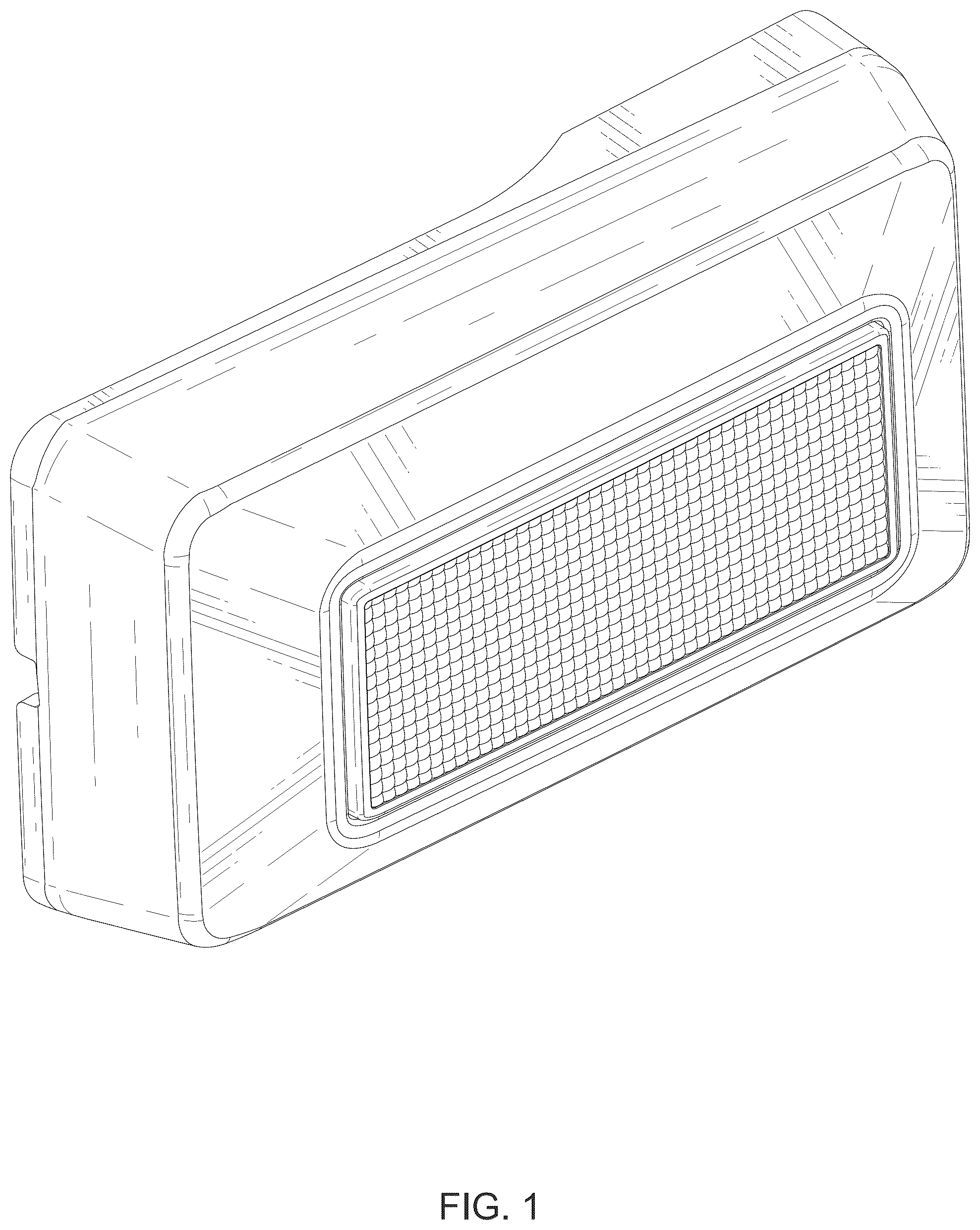 Patent USD1077292 — Rear window light — Figure 1