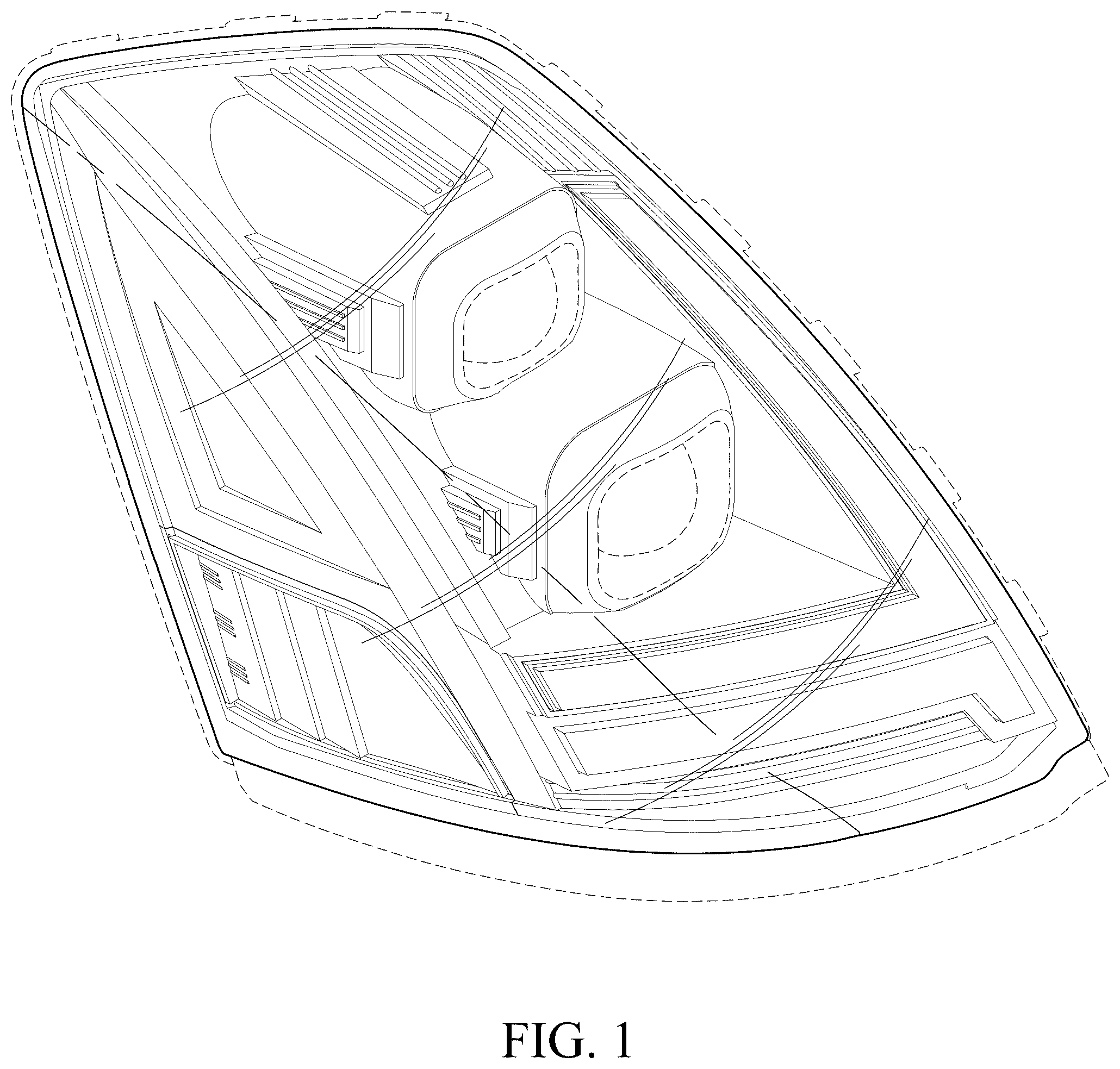 Patent USD1077299 — Vehicle light — Figure 1