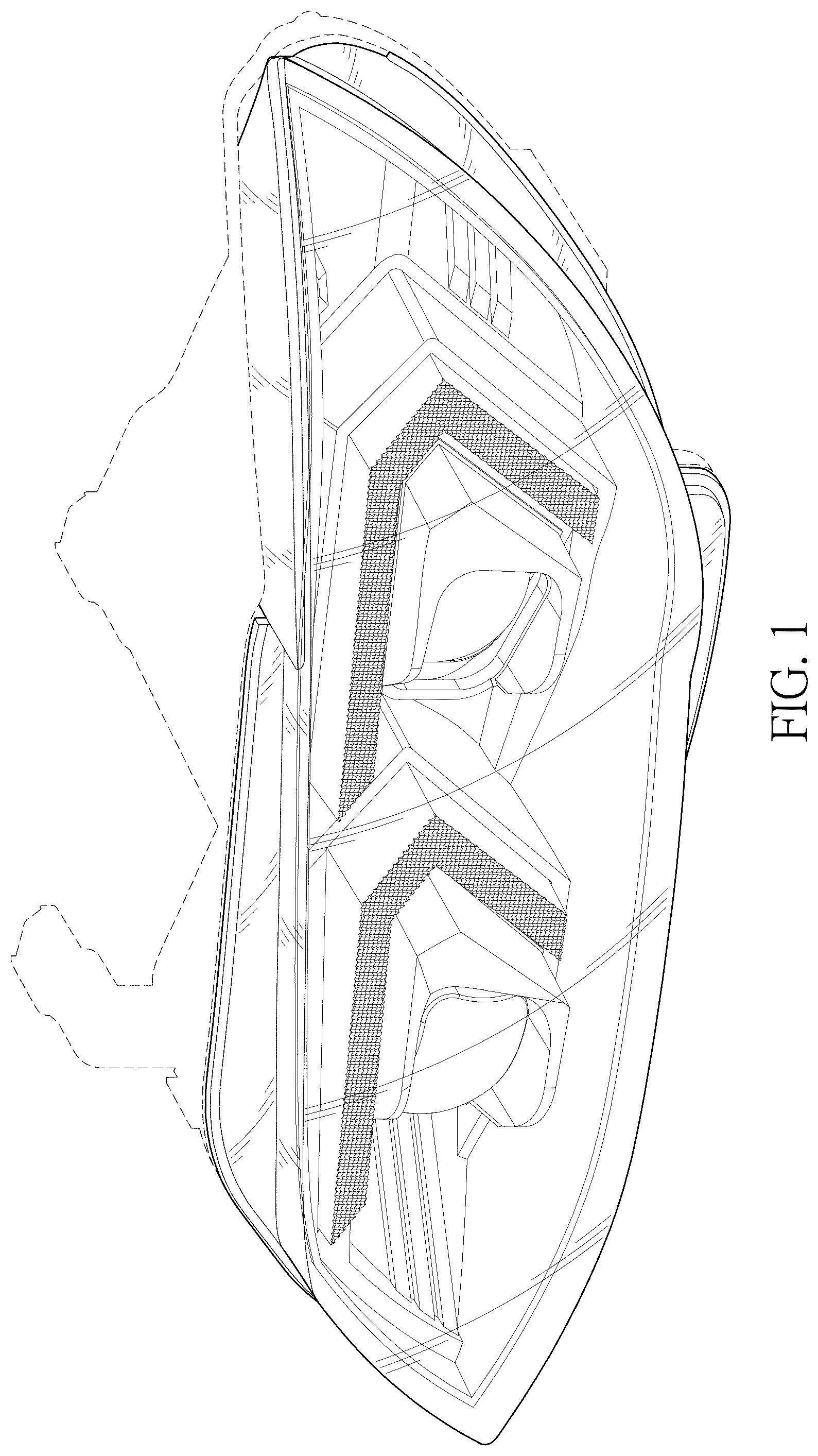 Patent USD1077303 — Vehicle light — Figure 1