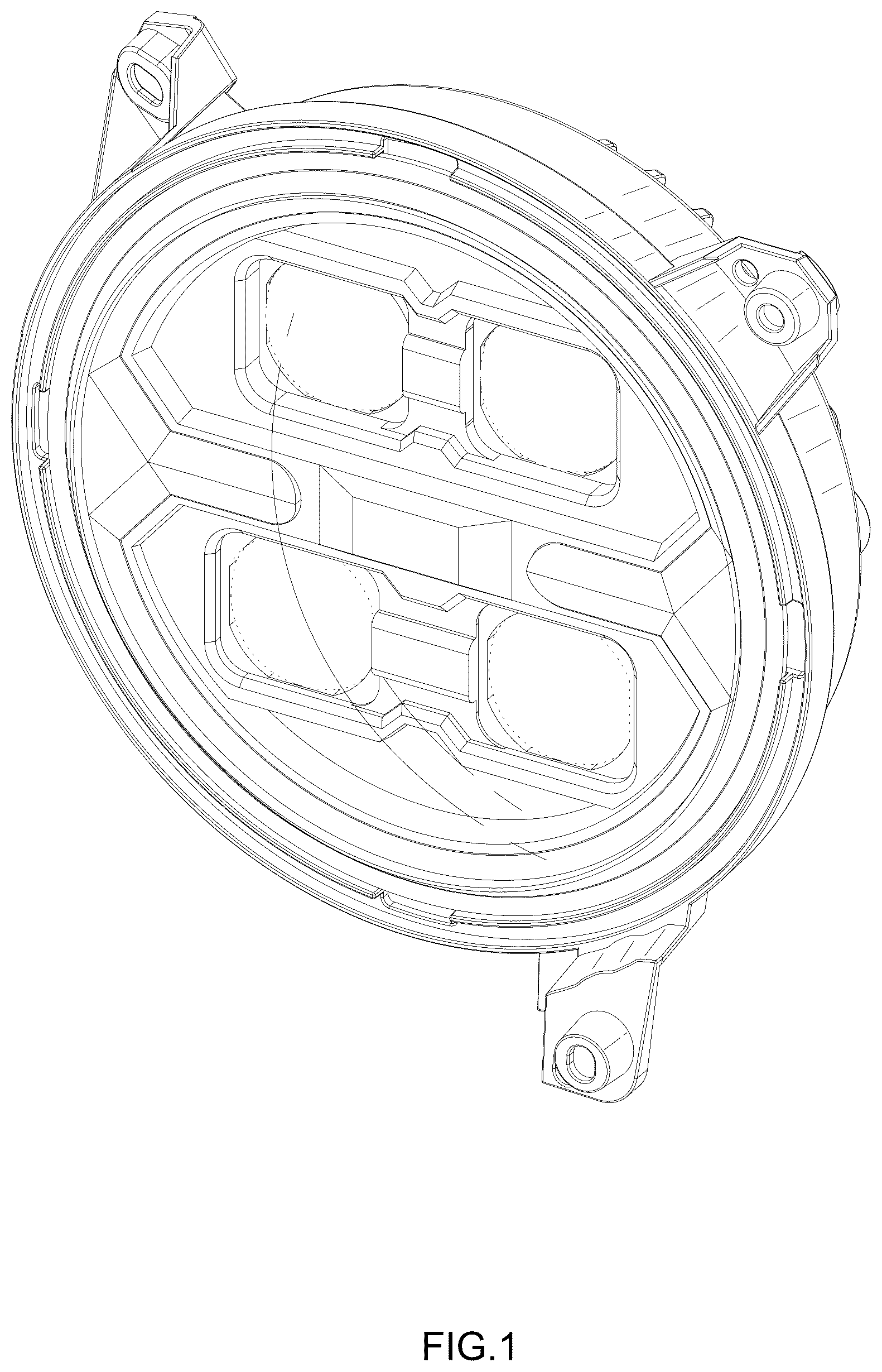 Patent USD1077304 — Head light — Figure 1
