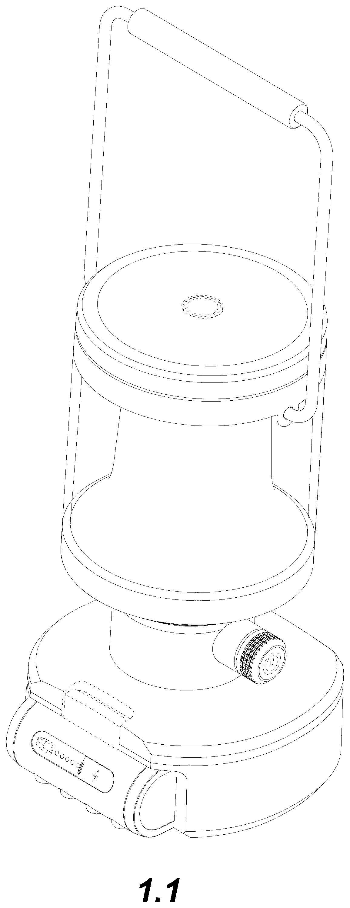 Patent USD1077306 — Portable lantern — Figure 1