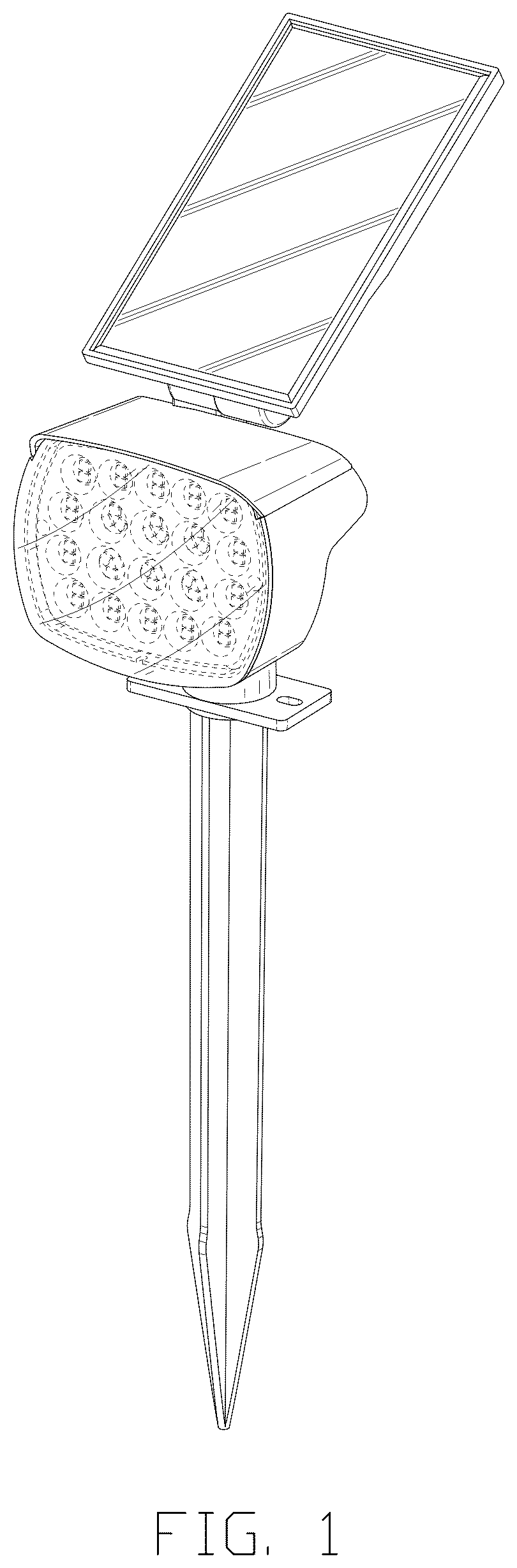 Patent USD1077309 Figure 1 – LED lamp