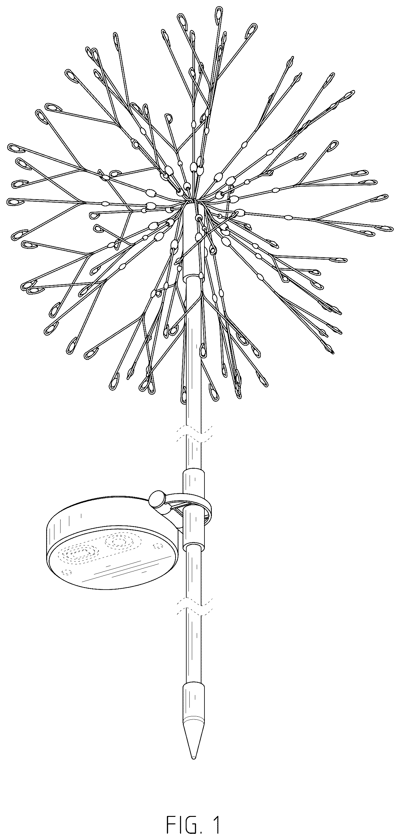 Patent USD1077310 — Firework lamp — Figure 1