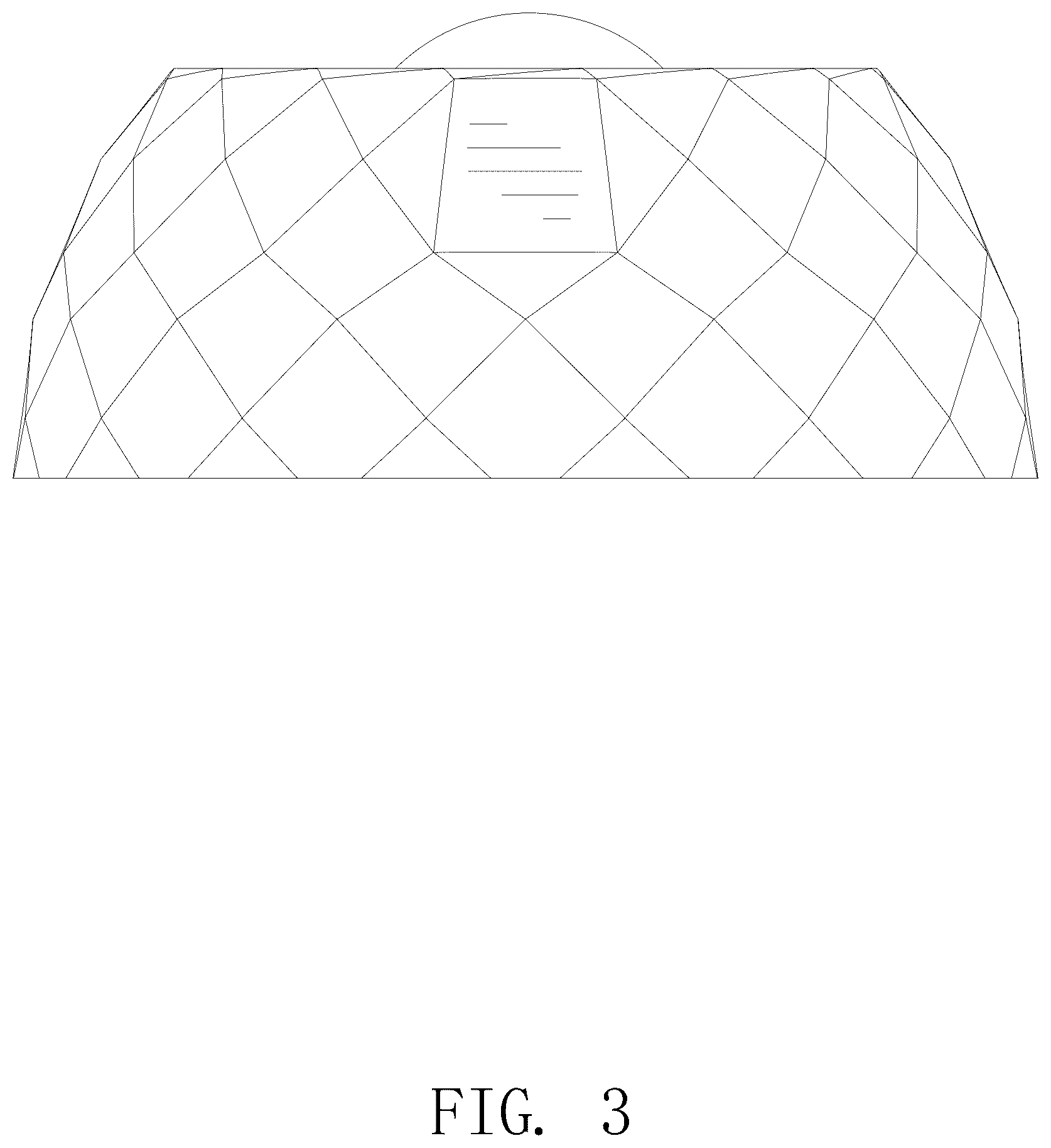 Patent USD1077330 Figure 3 – Projection light