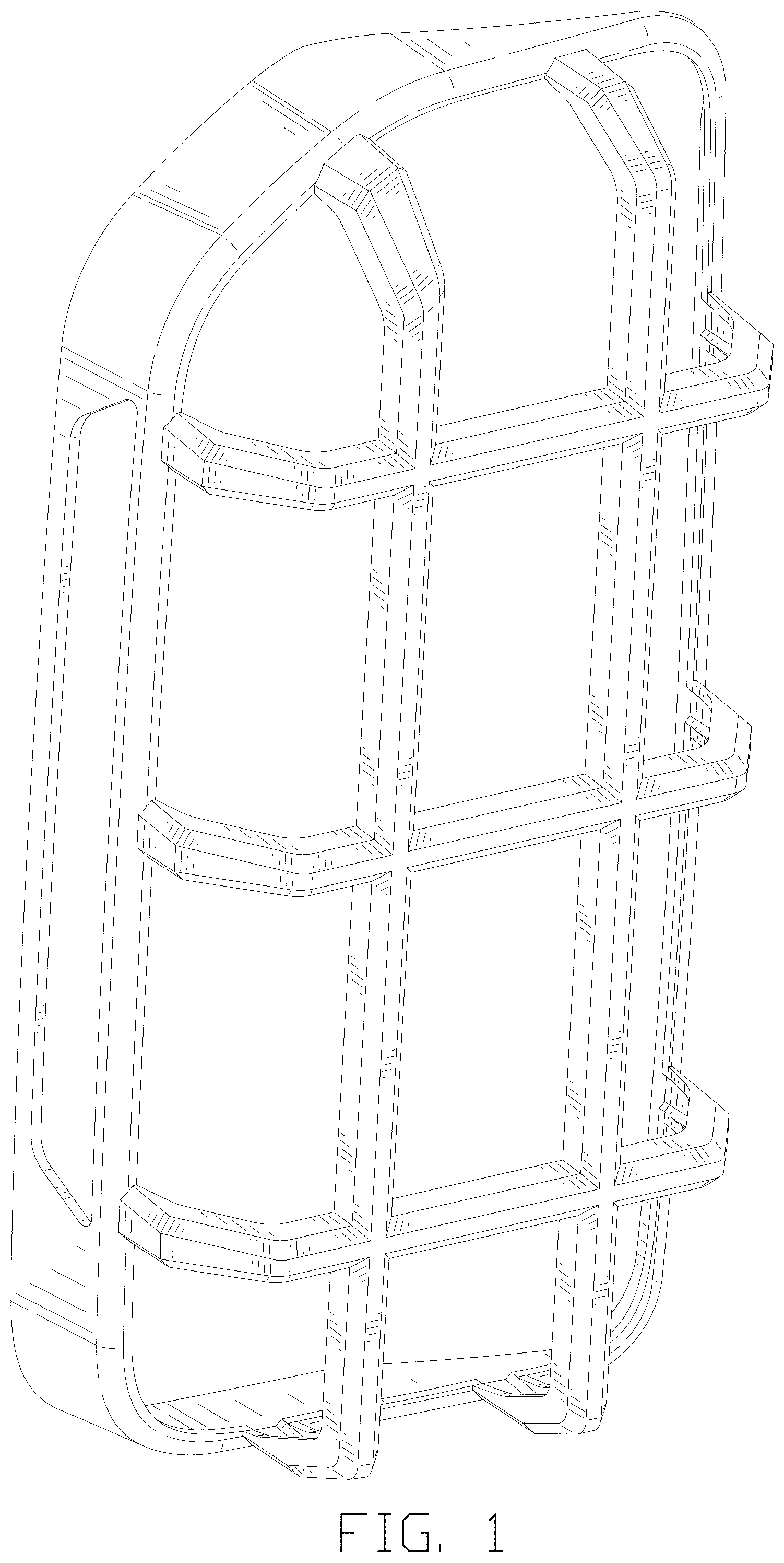 Patent USD1077342 Figure 1 – Car tail light cover