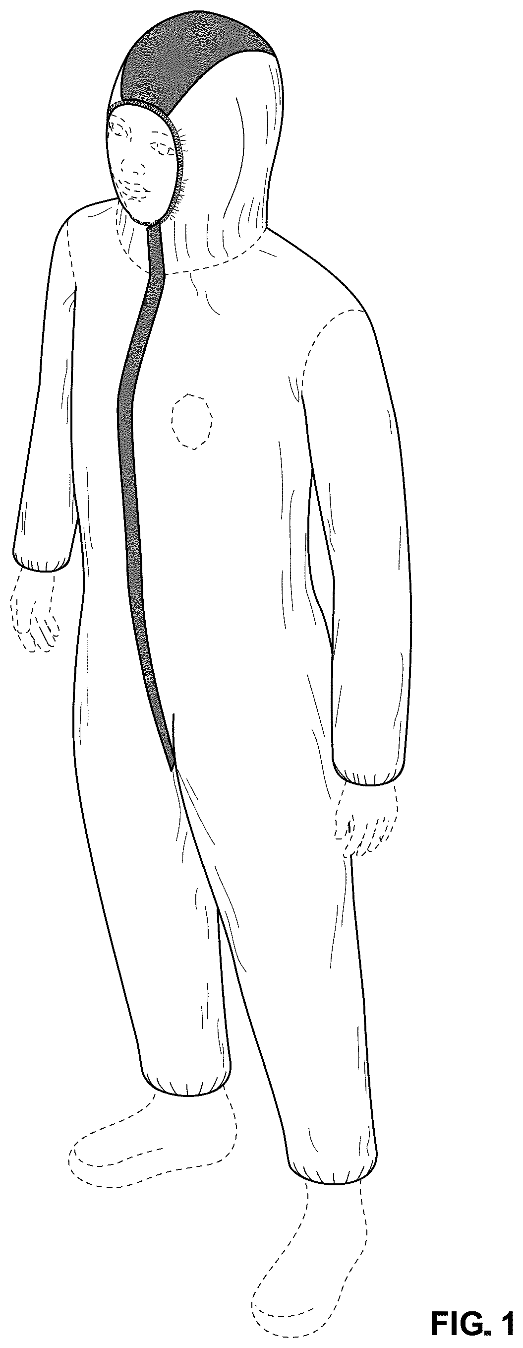 Patent USD1077361 — Protective garment — Figure 1
