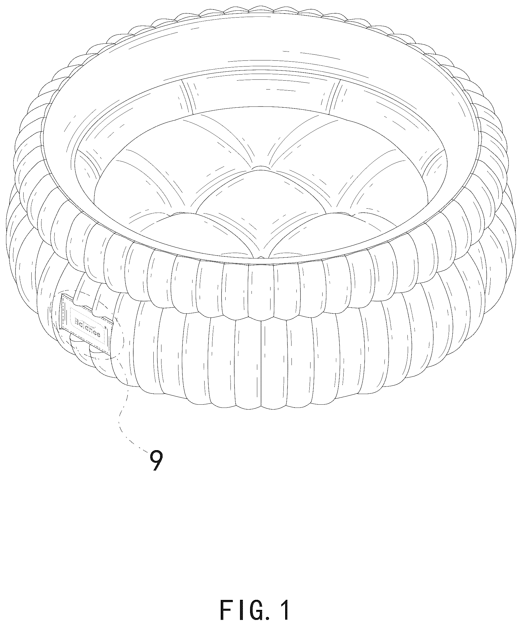 Patent USD1077366 — Pet bed — Figure 1