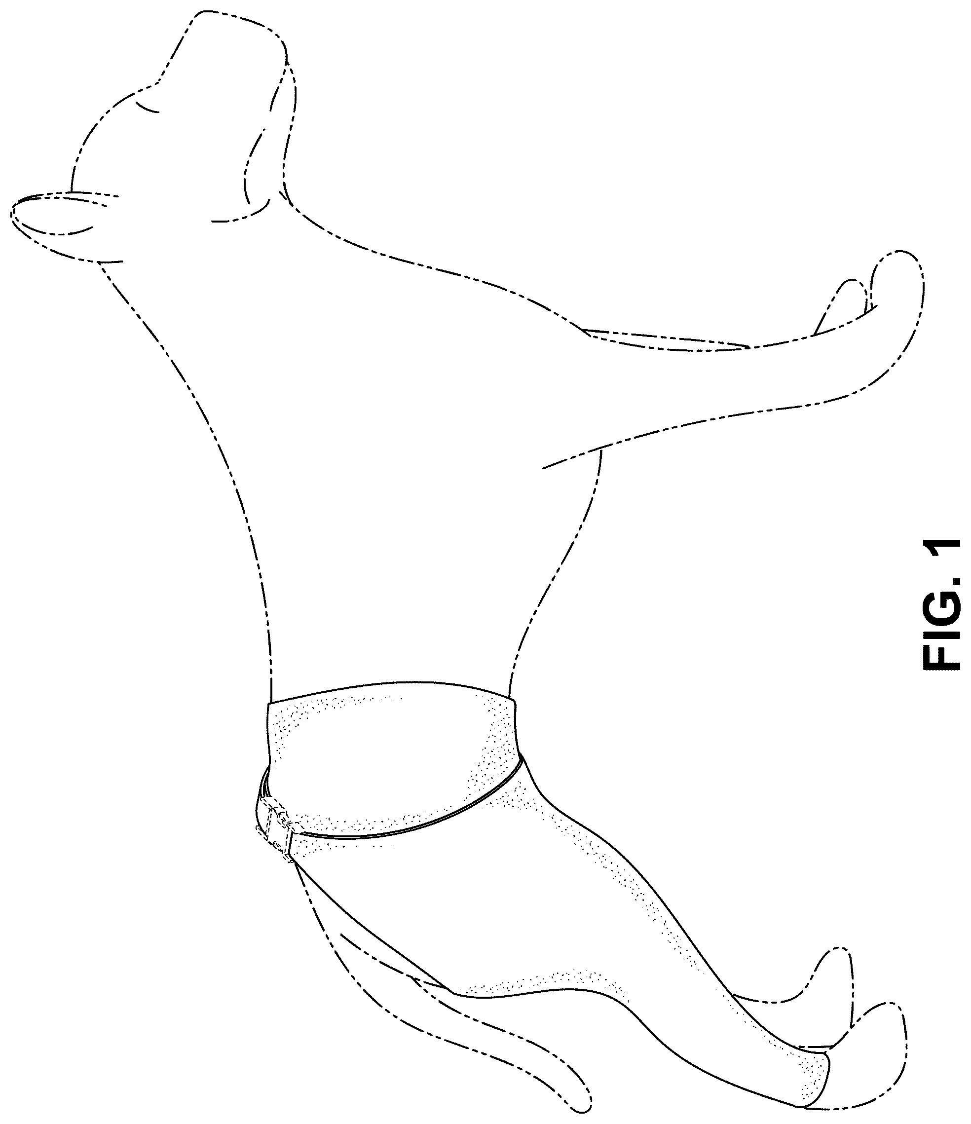 Patent USD1077371 — Protective sleeve for animals — Figure 1