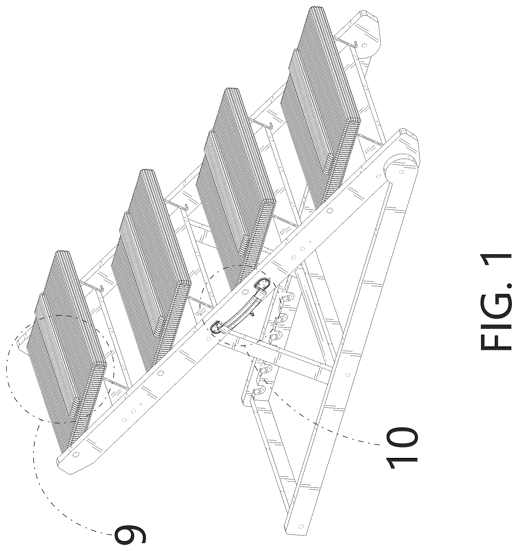Patent USD1077376 — Dog ramp — Figure 1