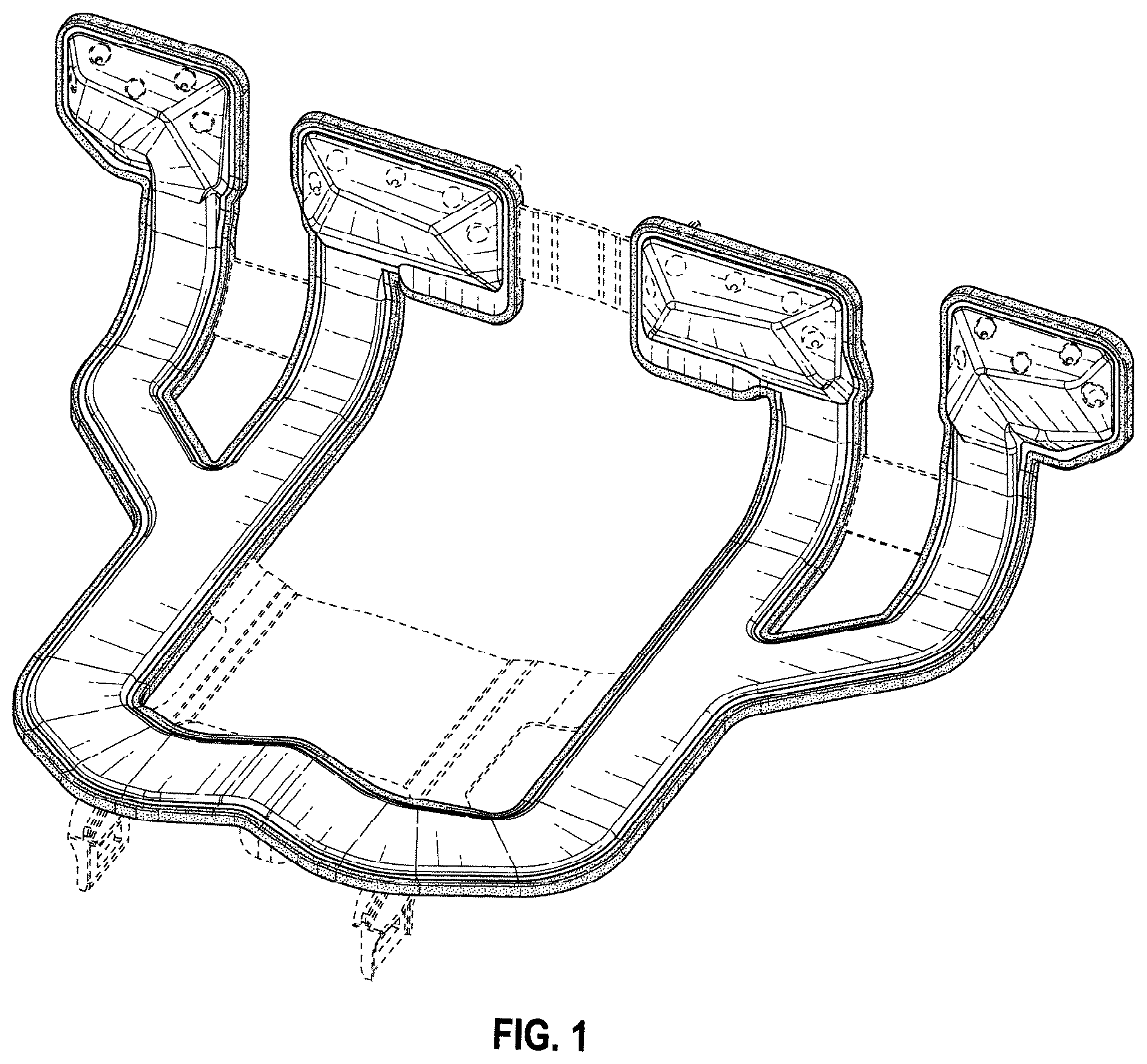 Patent USD1077381 Figure 1 – Spray assembly for a dish treating appliance