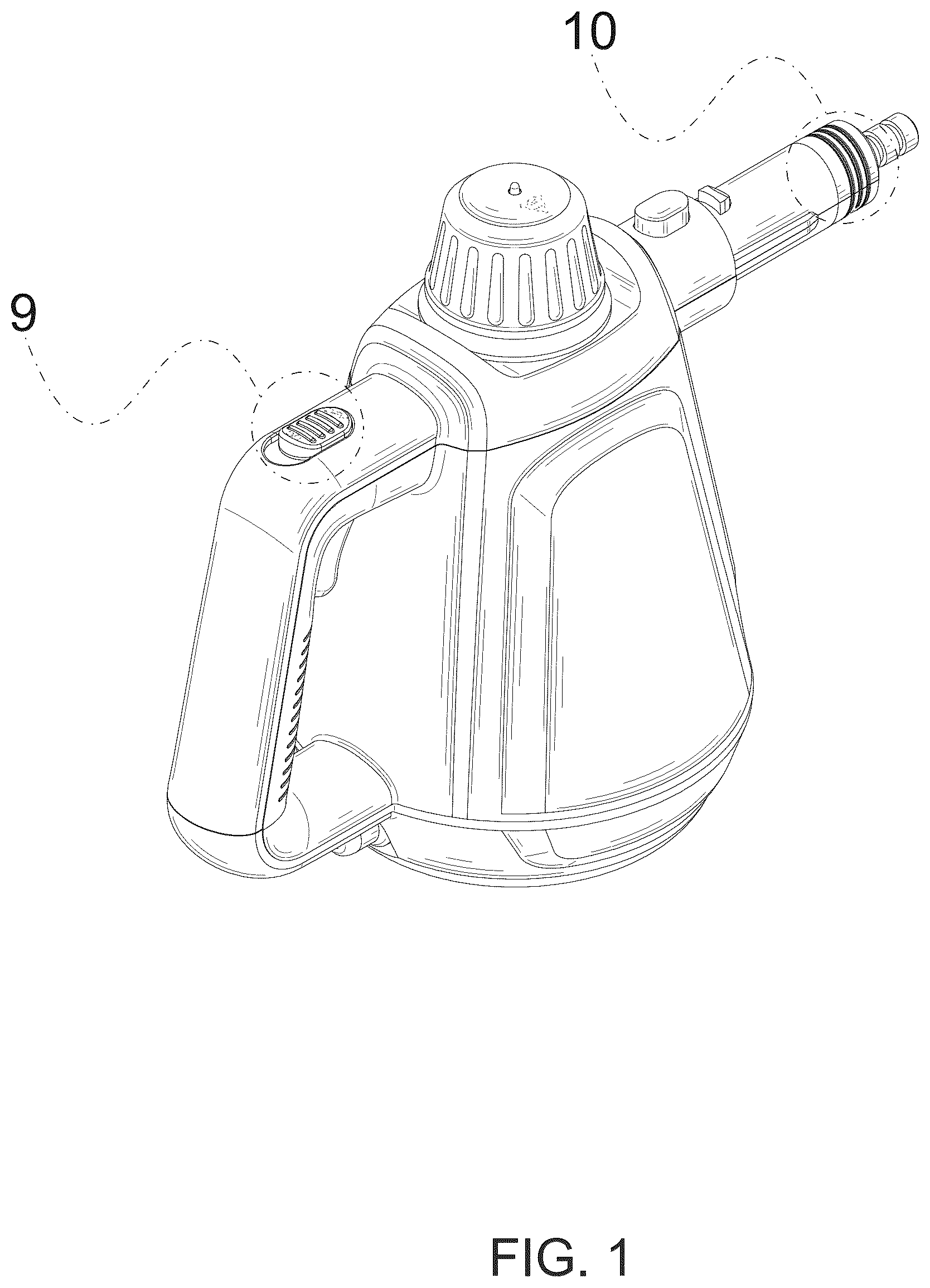 Patent USD1077384 — Steam cleaning device — Figure 1