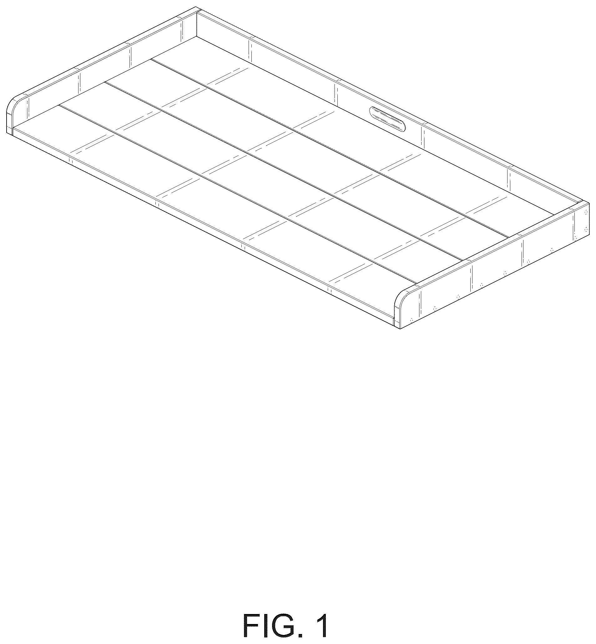 Patent USD1077393 — Washer dryer countertop — Figure 1