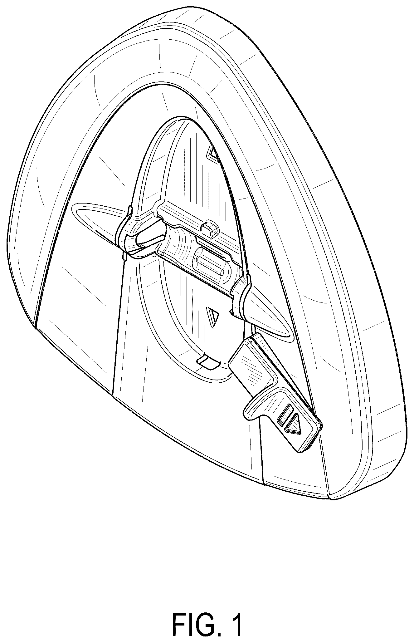 Patent USD1077395 Figure 1 – Cleaning device