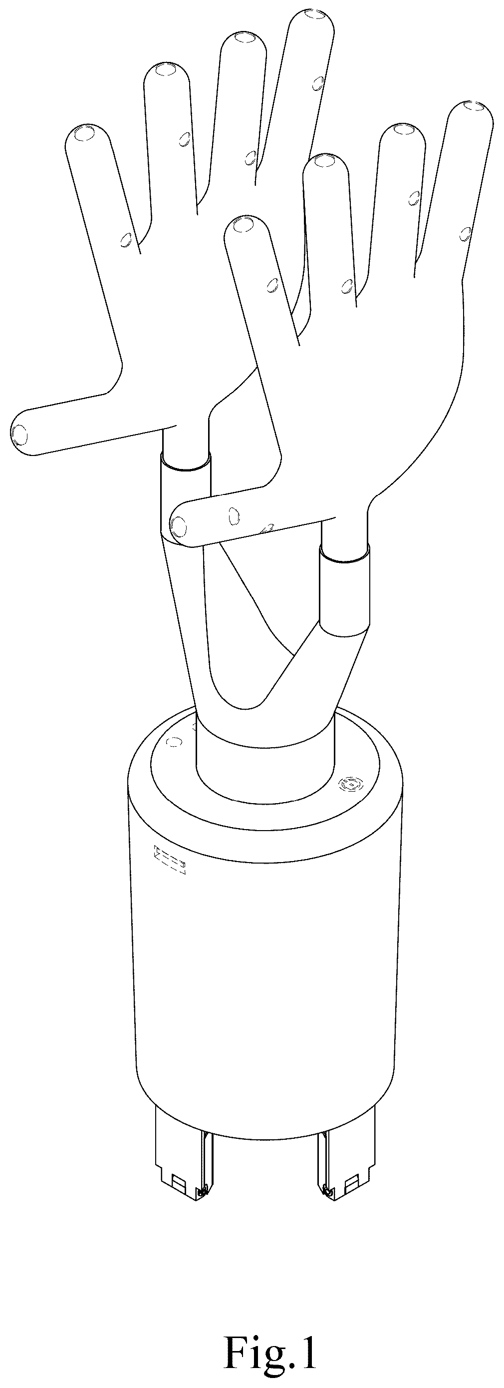Patent USD1077402 — Glove drying apparatus — Figure 1