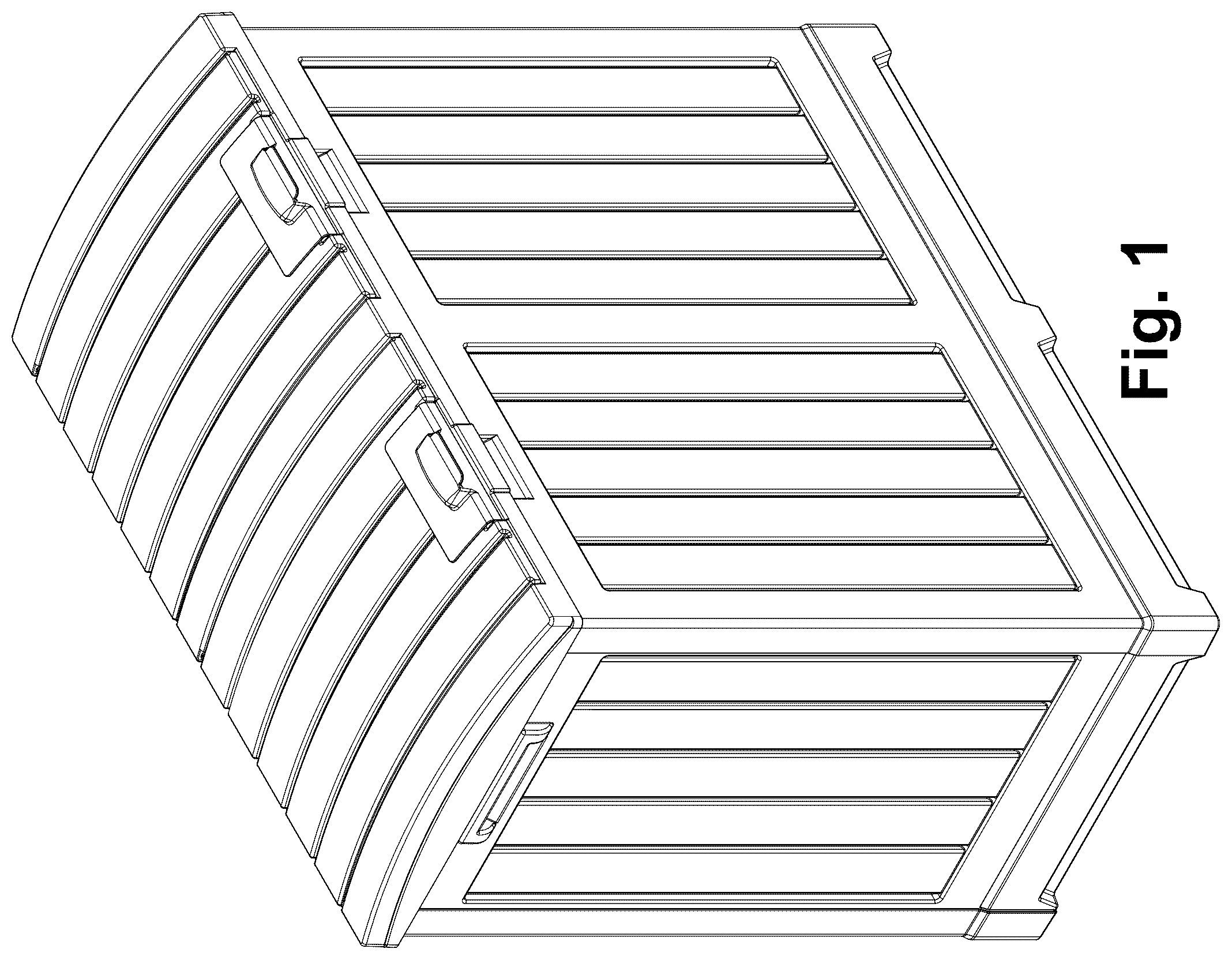 Patent USD1077409 — Trash can — Figure 1