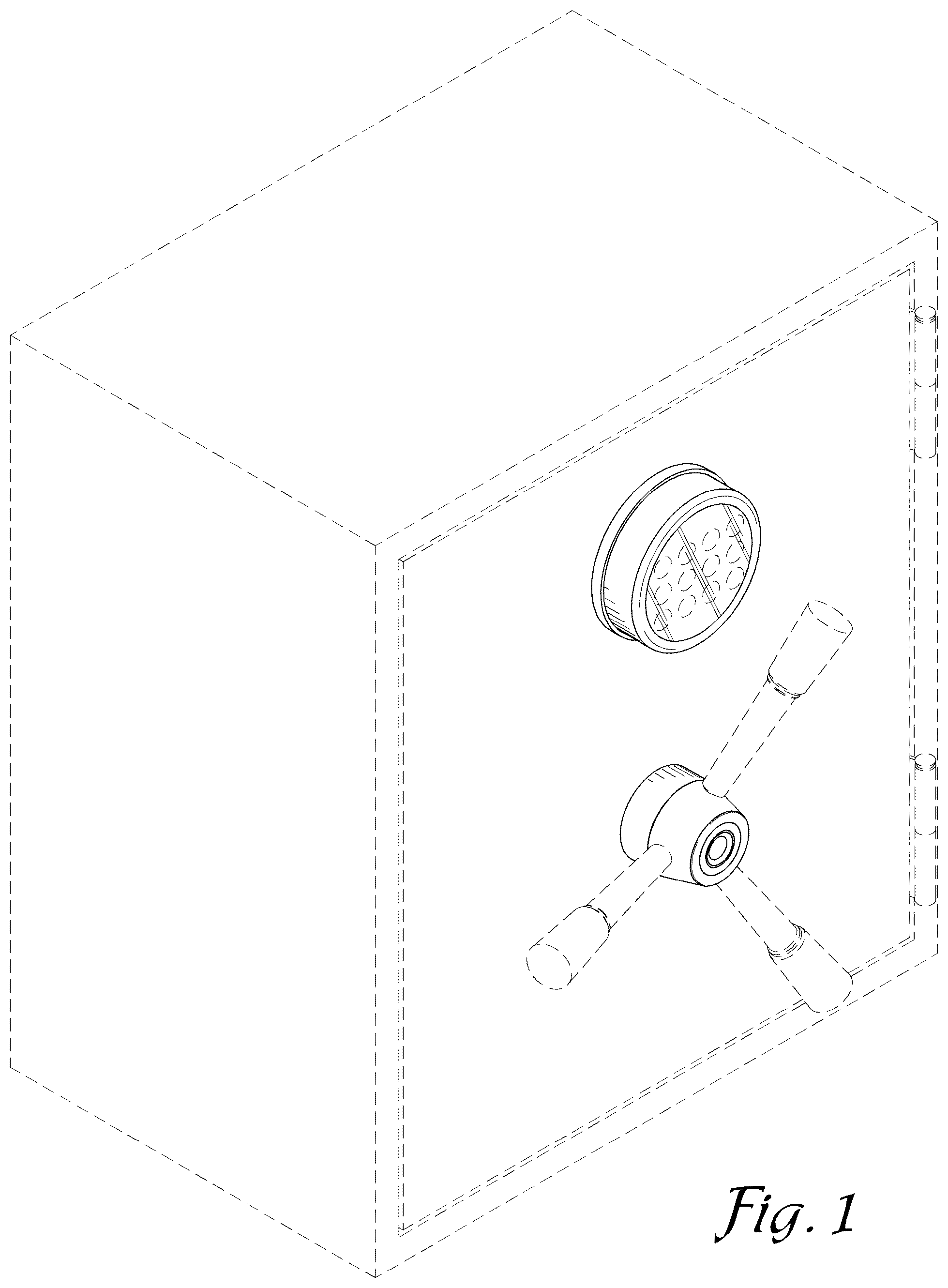 Patent USD1077413 — Biometric door assembly — Figure 1