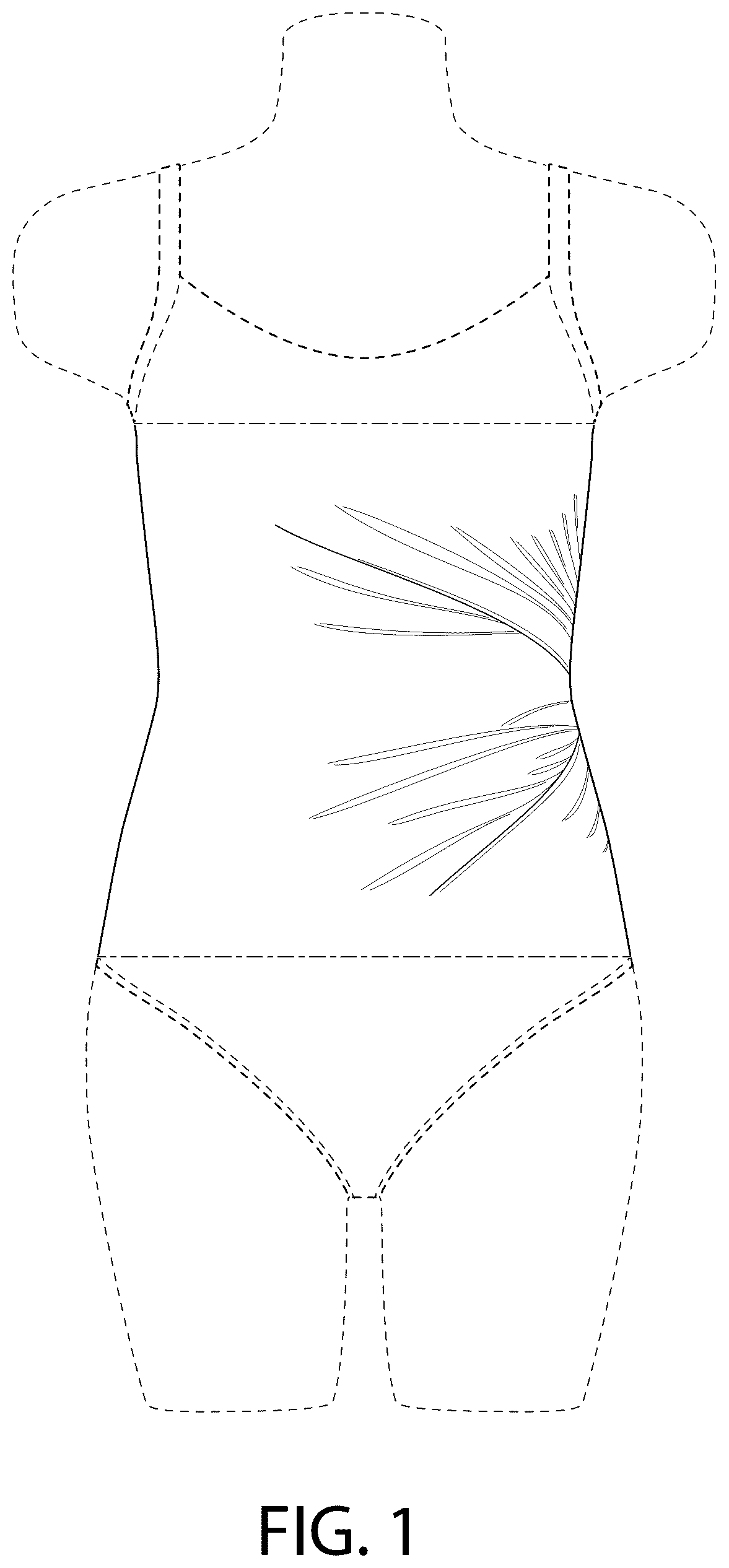 Patent USD1077416 — Swimsuit — Figure 1