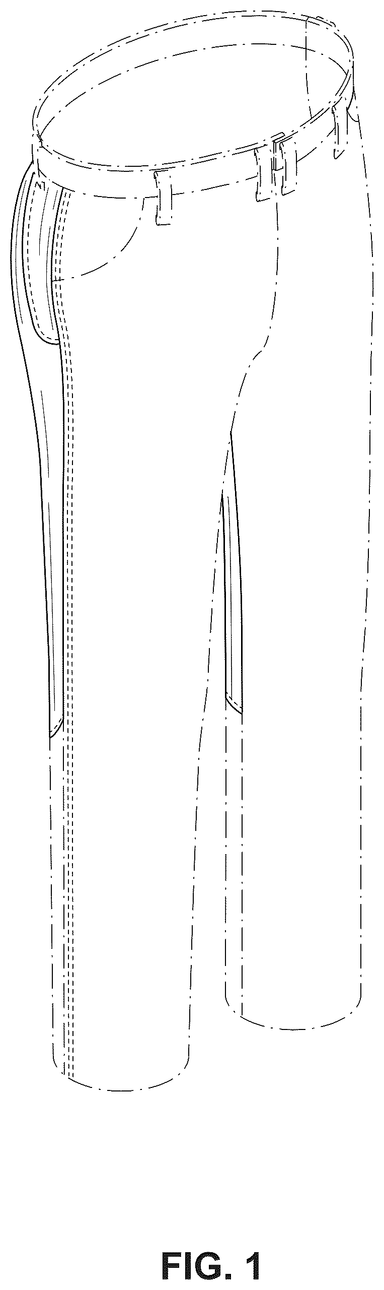 Patent USD1077419 — Pants — Figure 1